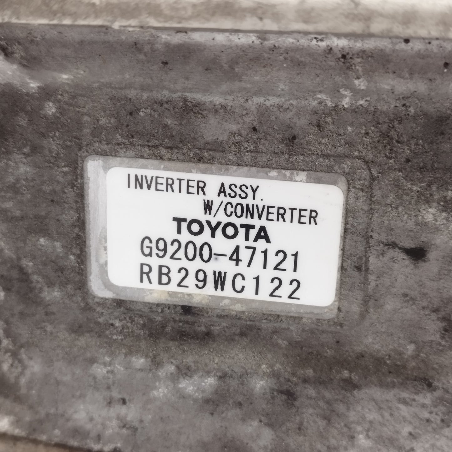 Convertitore di tensione Toyota Prius 1.8 B / Ibrida 2008 Cod: G9200-47121 ecoAC12129