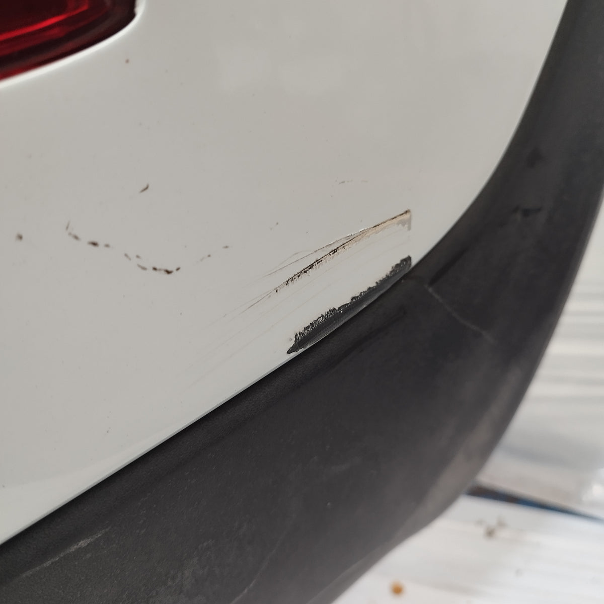 Paraurti posteriore bianco Kia Sportage III (SL) 2010-2013 ecoAC17304