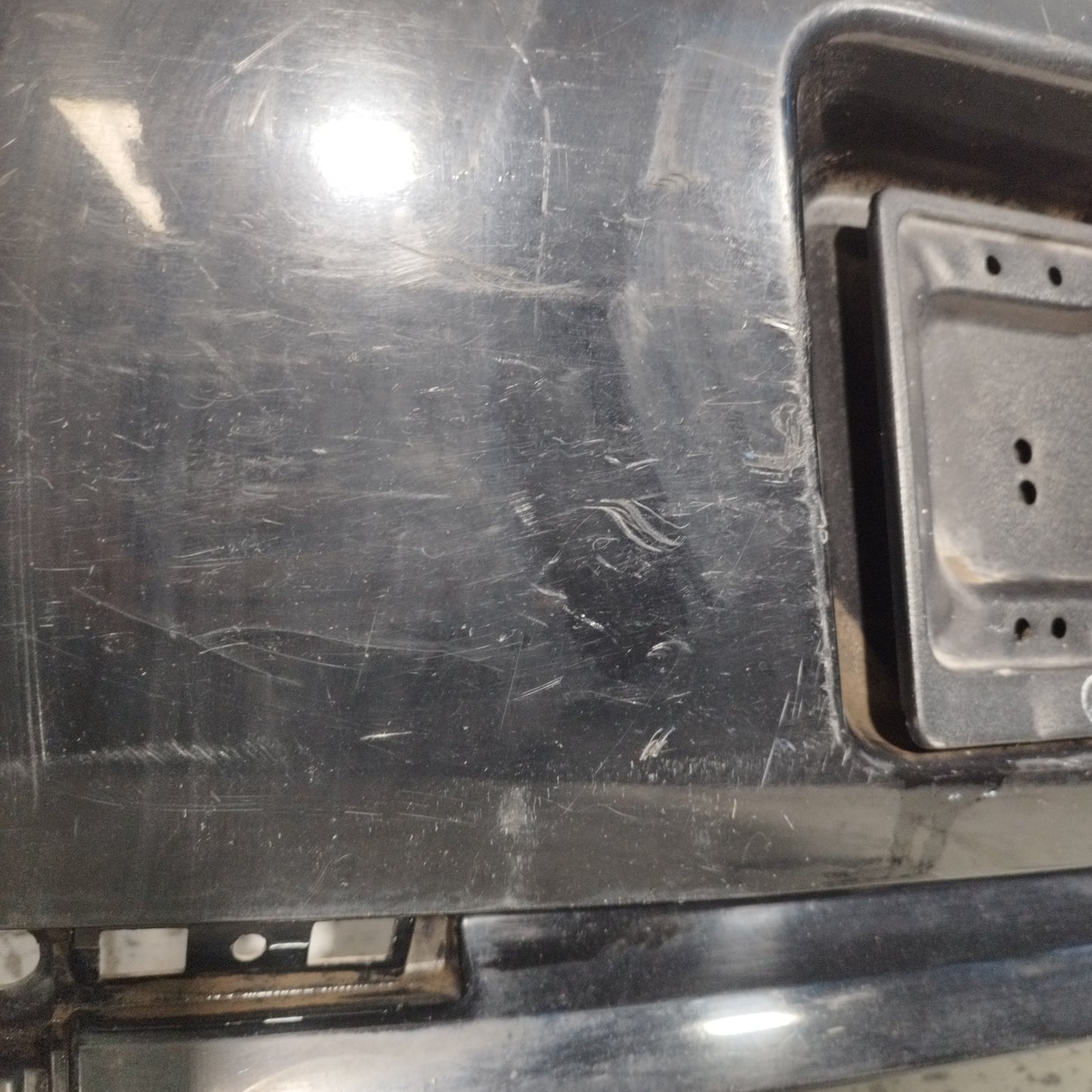 Black centre rear bumper Smart ForFour 2005 ecoAC10396