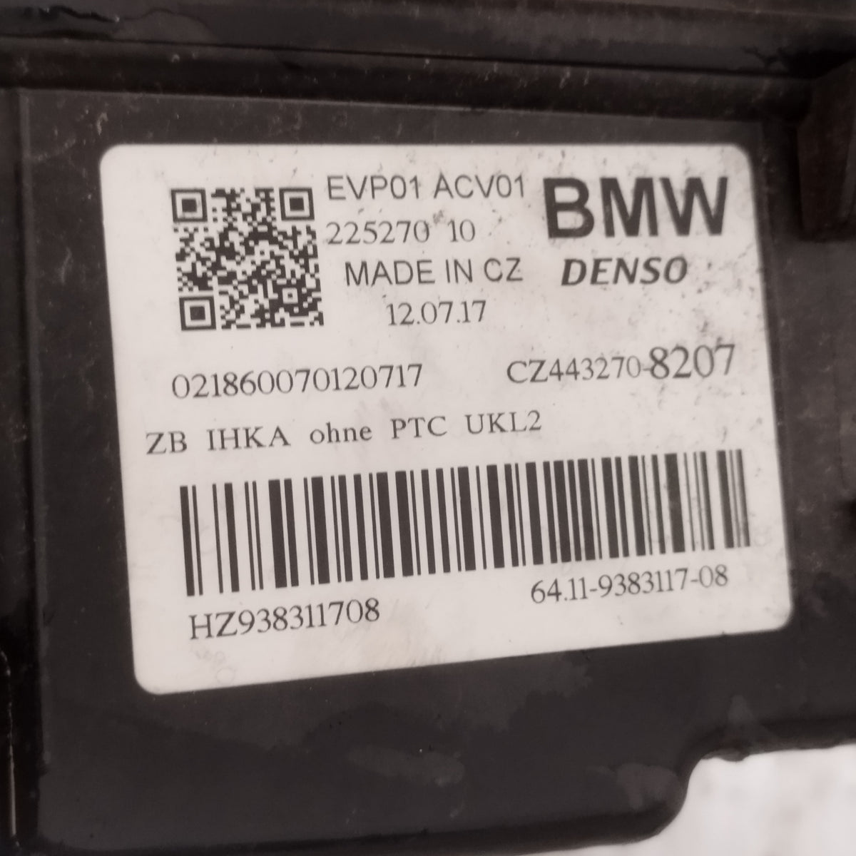 Stufa digitale Mini Countryman F60 2017-2023 cod: 22527010 ecoAC17593