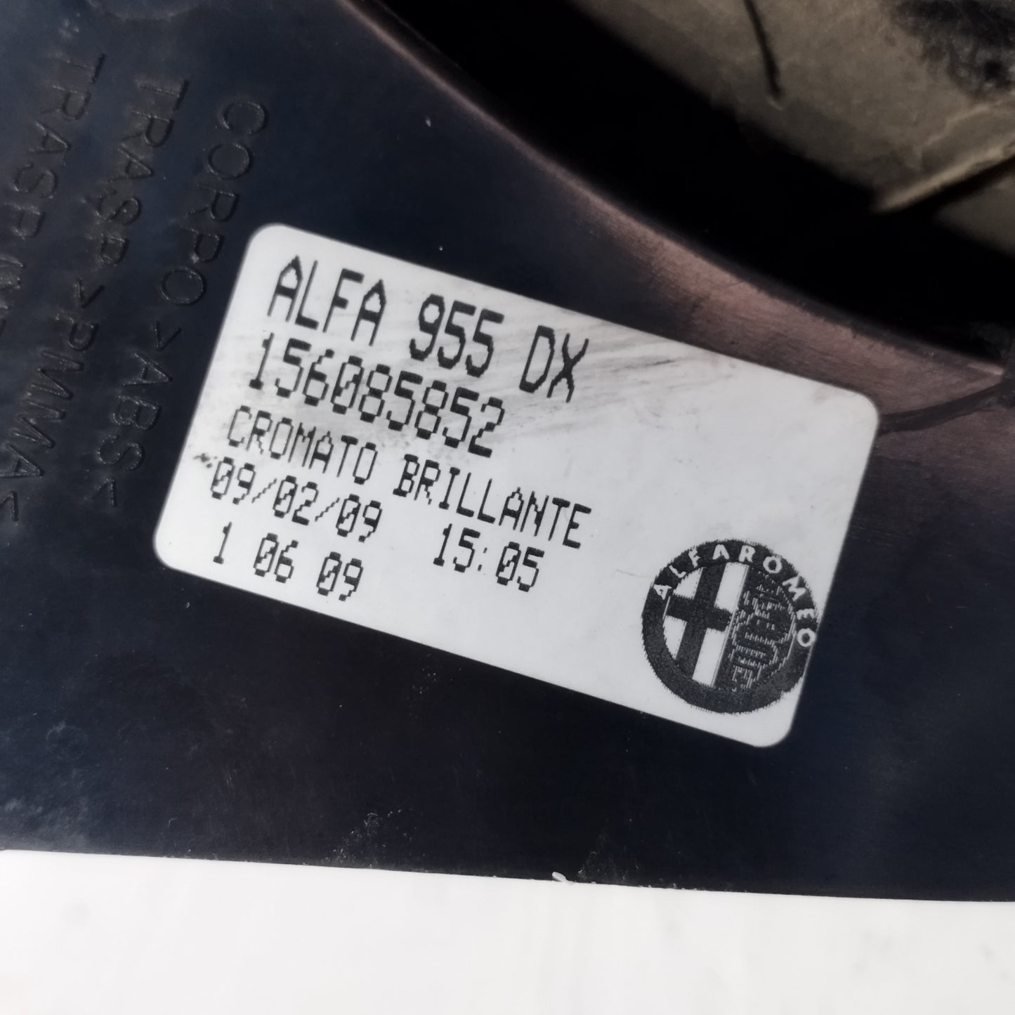 Fanale posteriore dx Alfa Romeo Mito 2009 Cod: 156085852 ecoAC13917