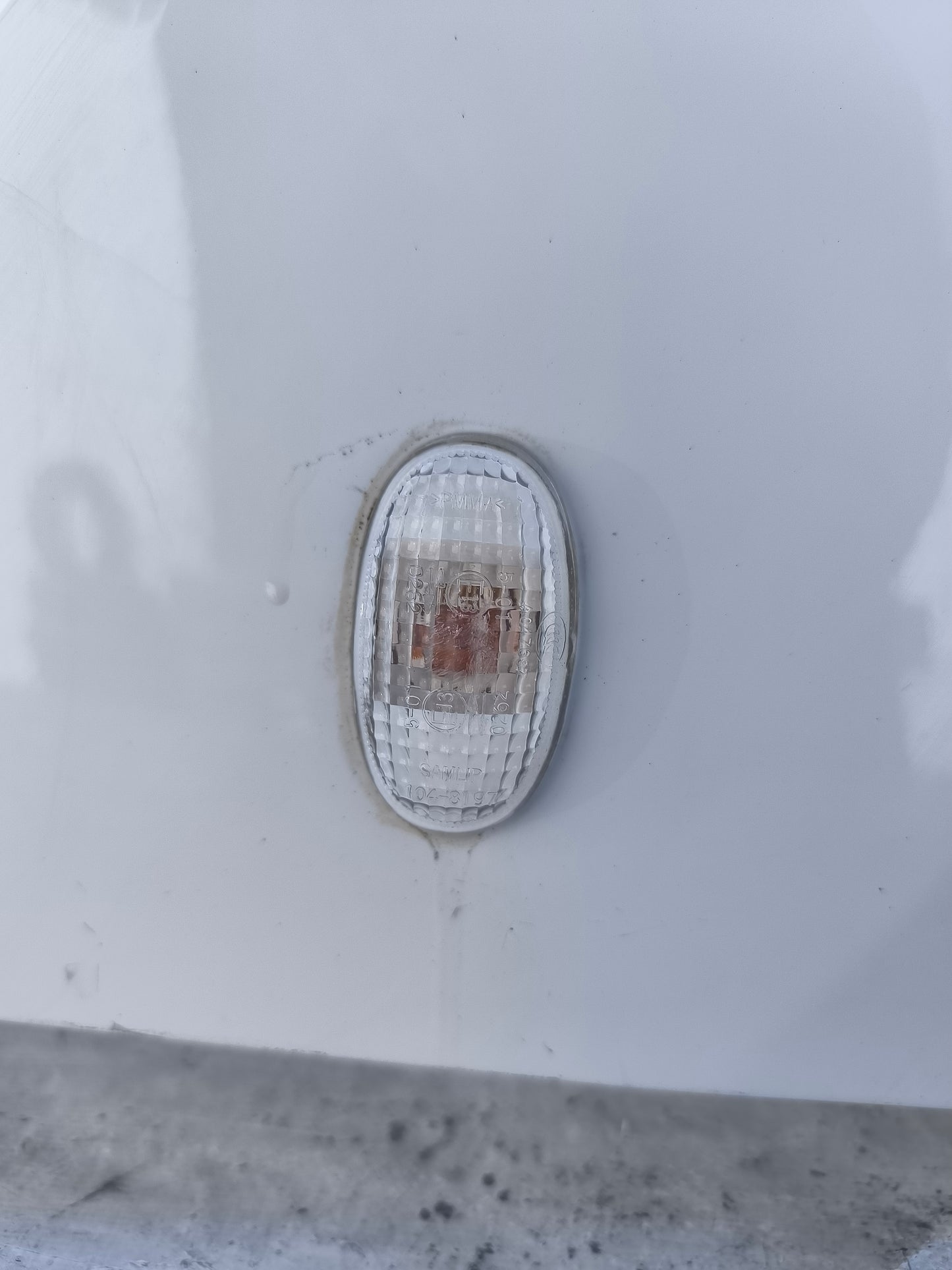 Parafango sx Chevrolet Spark anno 2011 bianco ecoAG8268