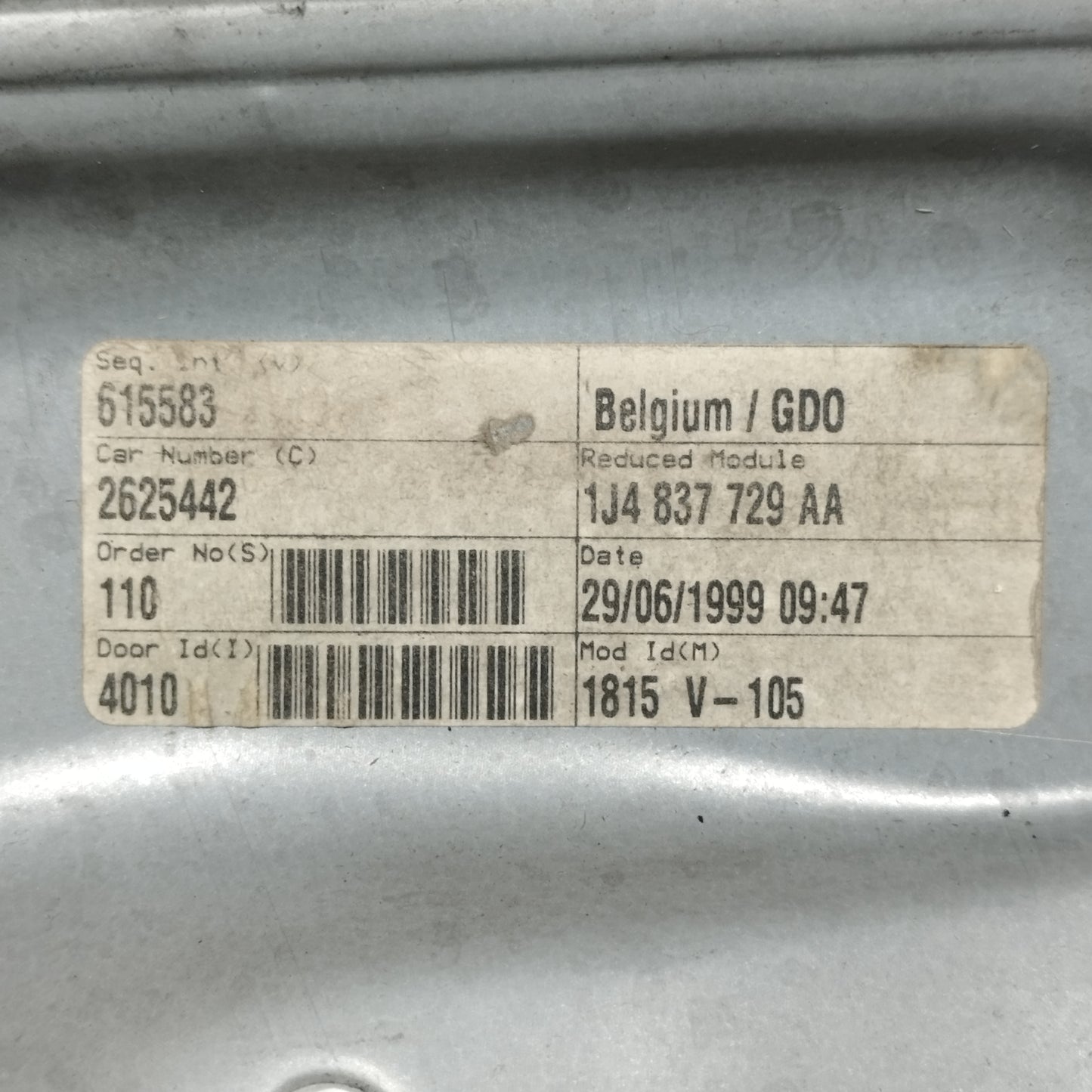 Cremagliera anteriore sx Volkswagen Golf IV (1J1) 1997-2005 cod: 1J4837729AA ecoAC16677