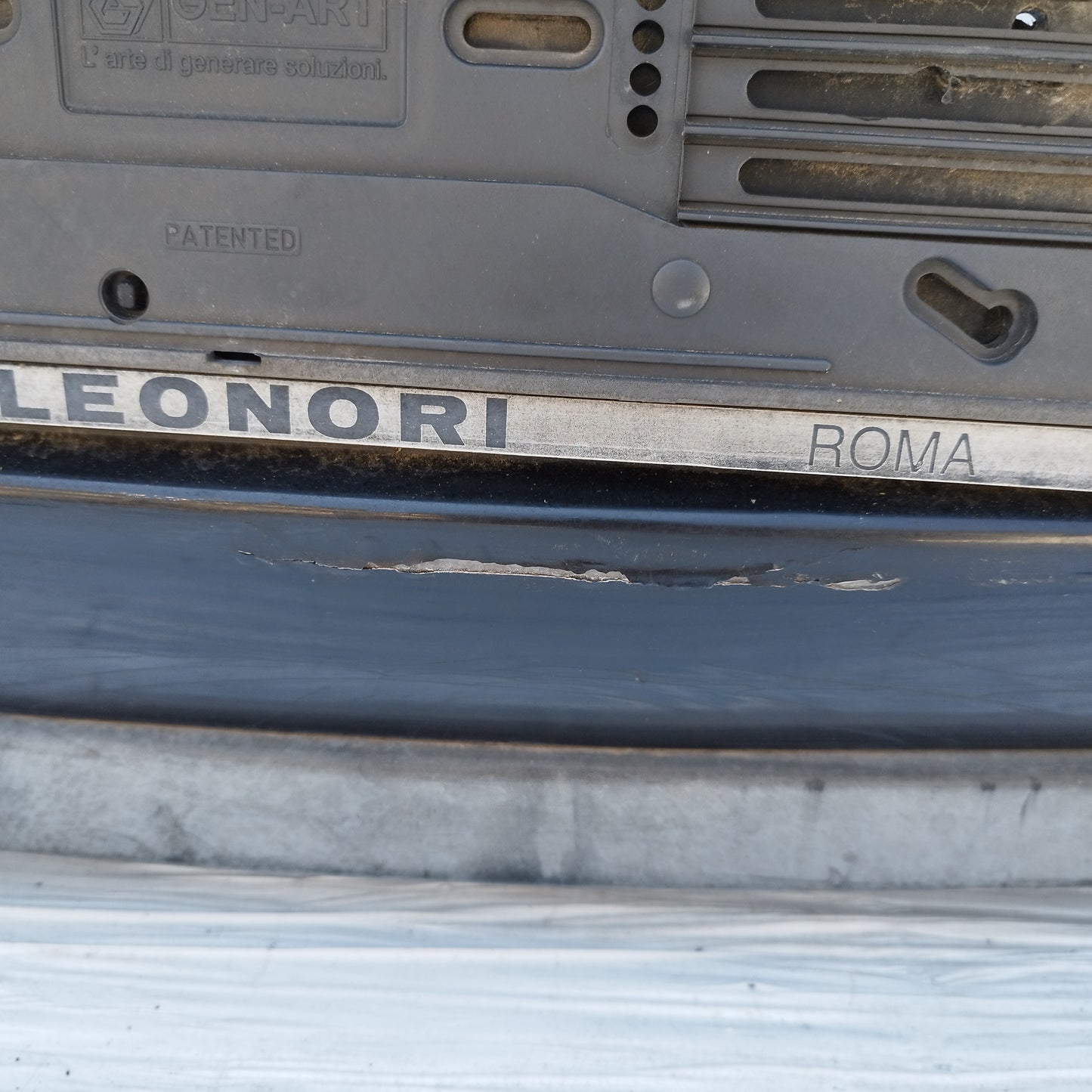 Paraurti posteriore nero Citroen C3 II (SC) 2009-2016 cod: 9683977070 ecoDM149