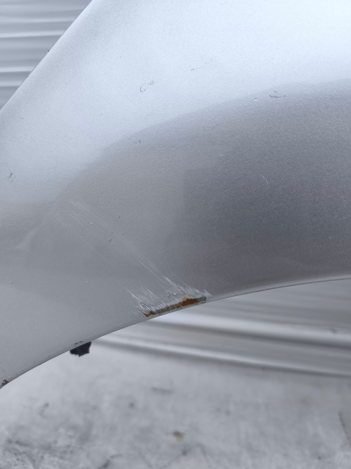Parafango dx Peugeot 107 grigio argento ecoAG8223