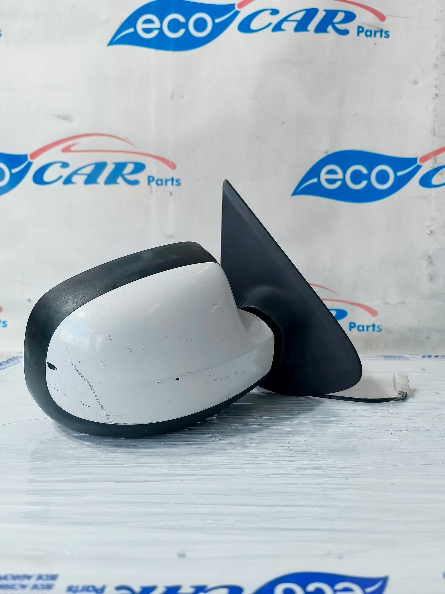 Electric mirror right white Dacia Sandero 2011 Cod. e190212007 7 pin ecoAG6231
