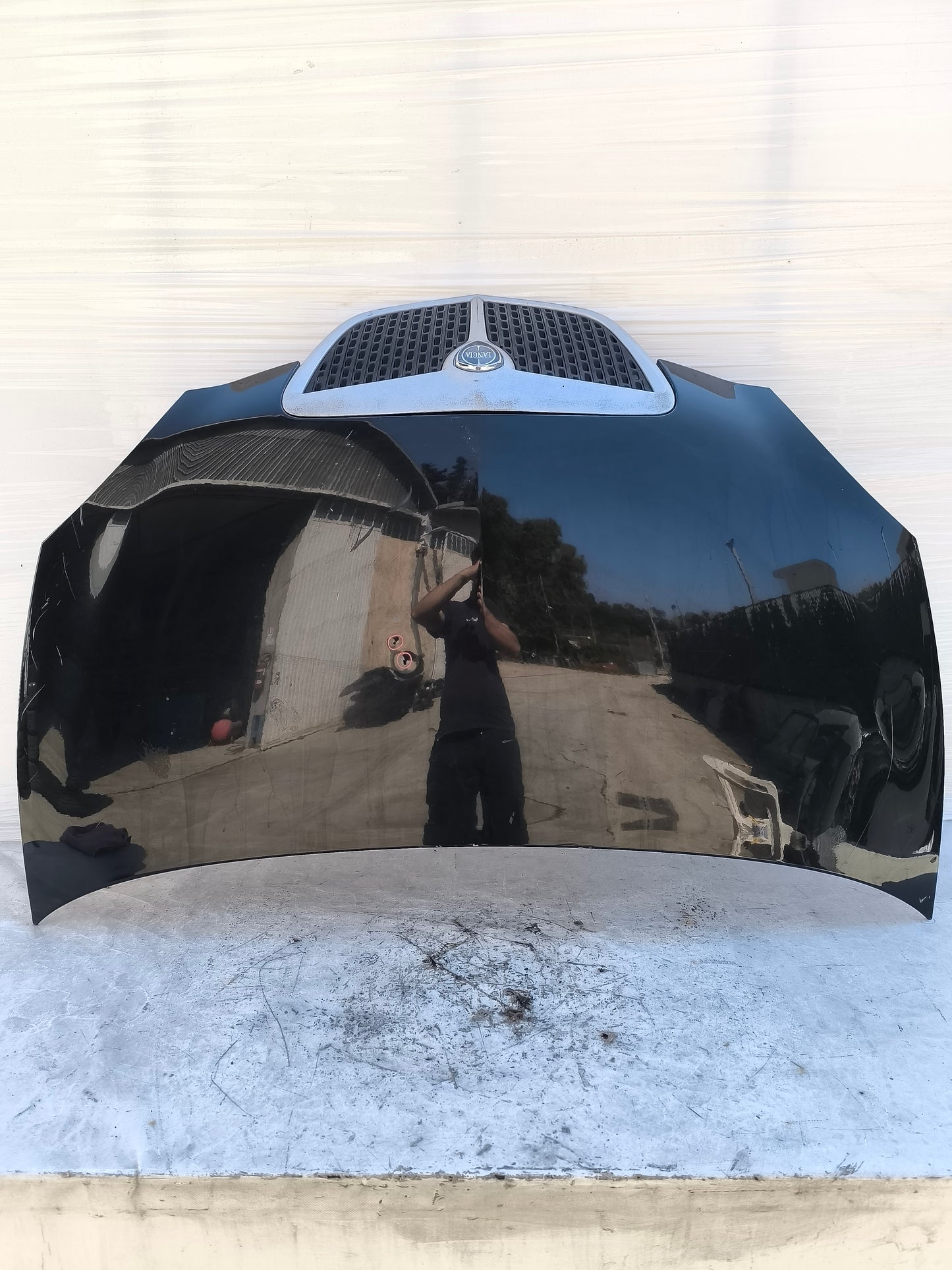 Cofano Lancia Ypsilon anno 2007 nero ecoAG8327