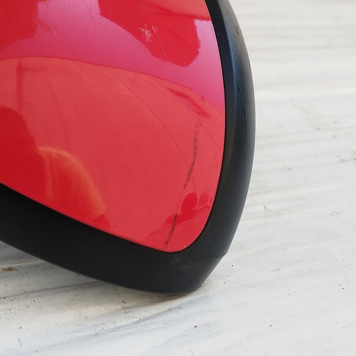 Specchietto manuale anteriore dx rosso Hyundai I10 (PA) 2011-201 ecoDM382