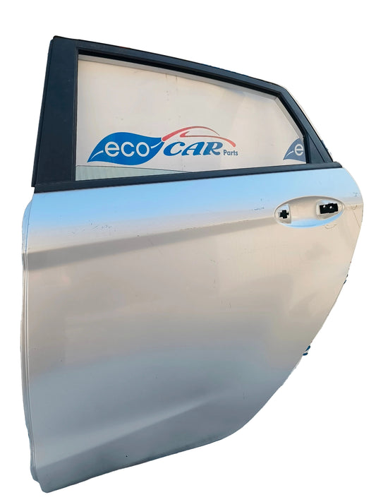 Rear door left silver grey Ford Fiesta 2011 ecoAG6202