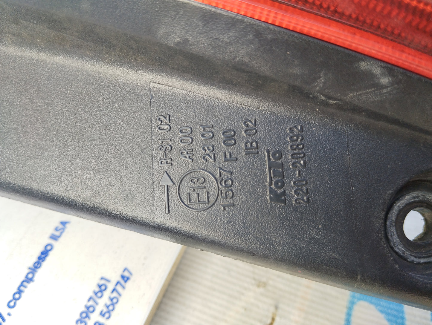 Subaru Forester 2007 ecoAG5611 Rechte Rückleuchte