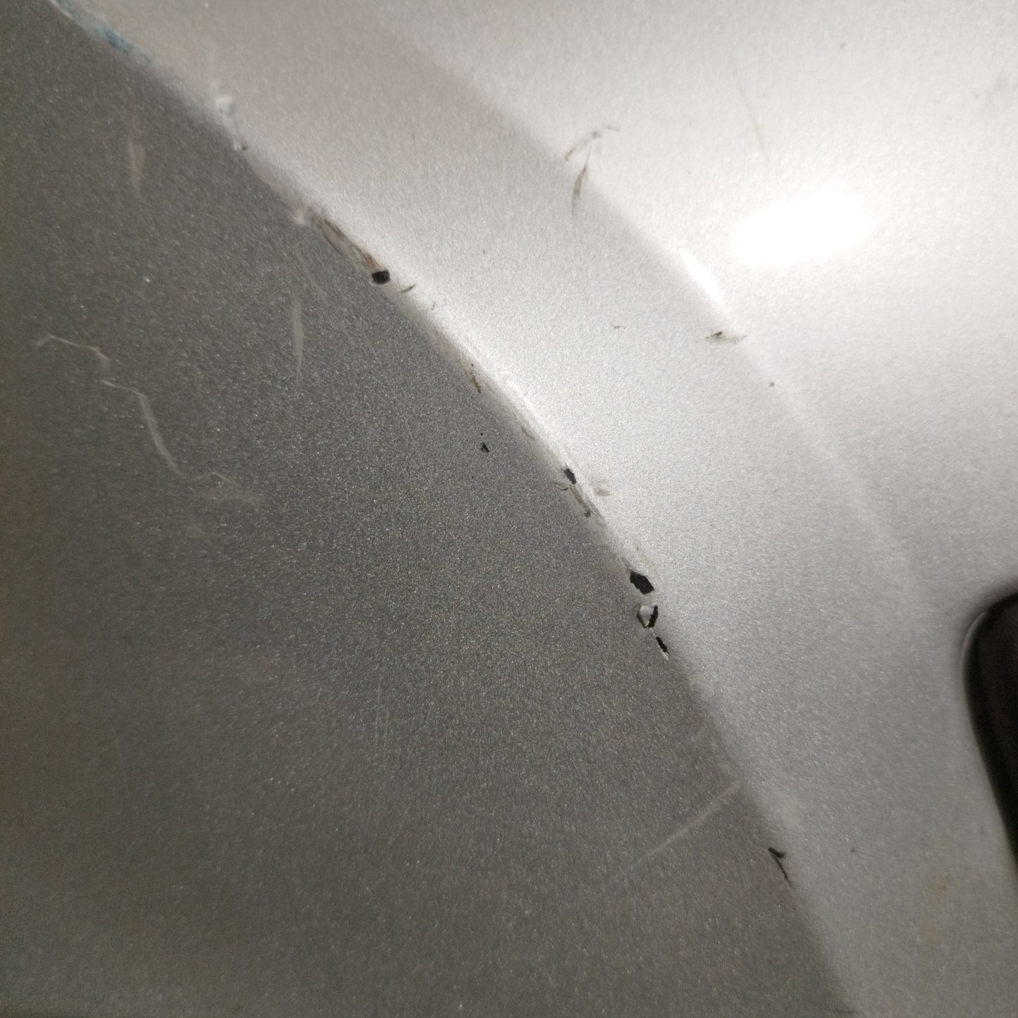 Front bumper silver grey Renault Clio 2010 ecoAC10251