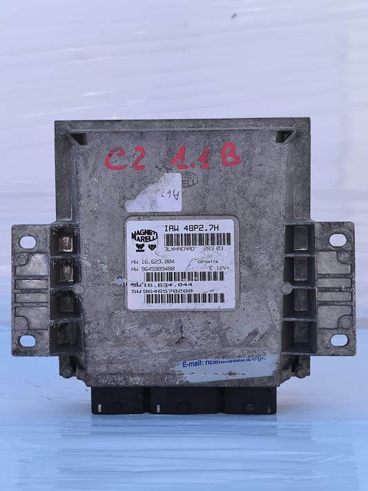 Centralina motore Citroen C2 1.1 B  (Magneti Marelli) cod: IAW48P2.7H ecoAG8190