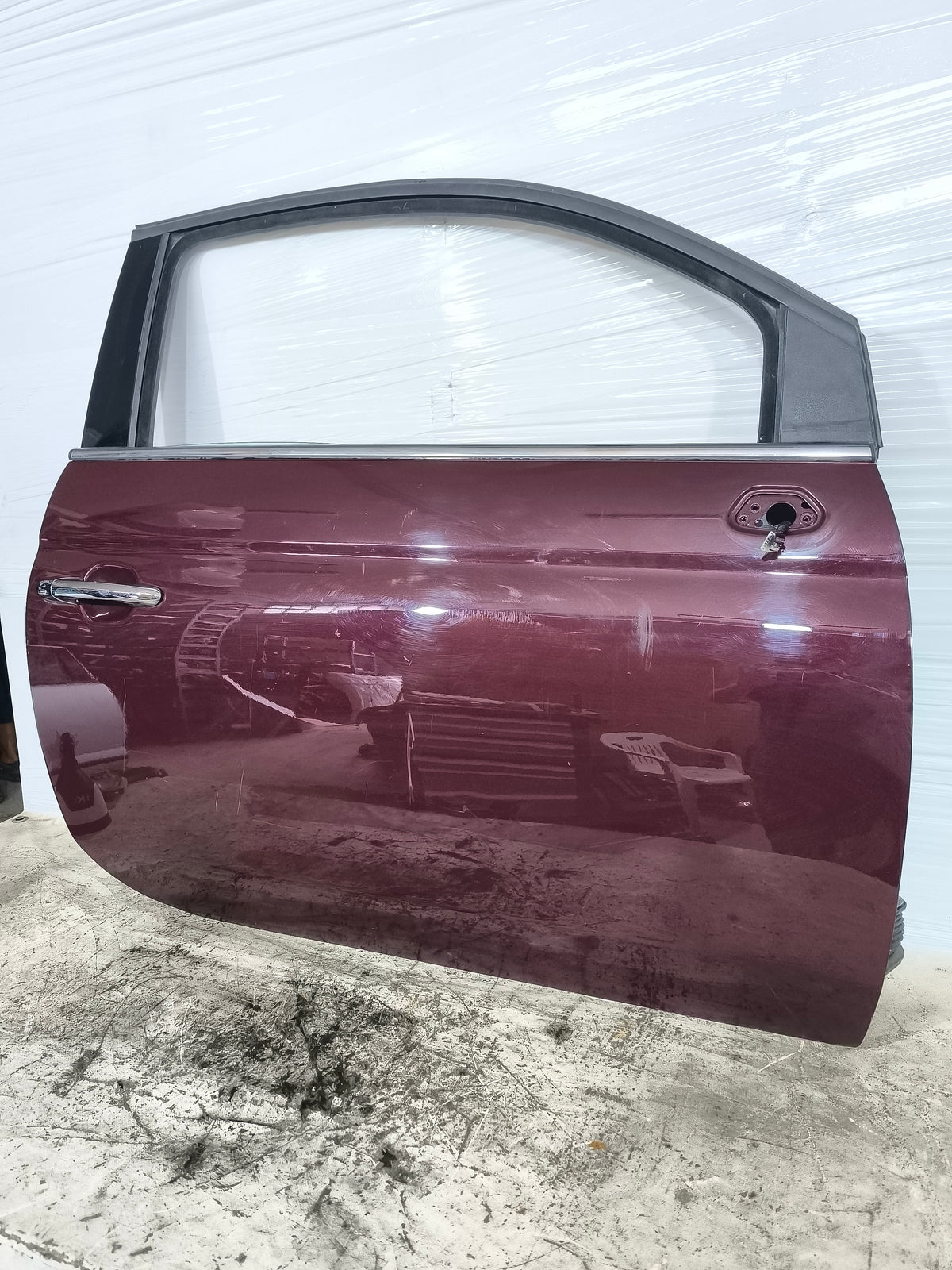 Sportello dx bordeaux Fiat 500 Dolcevita (312) 2007-2024 ecoAG9717