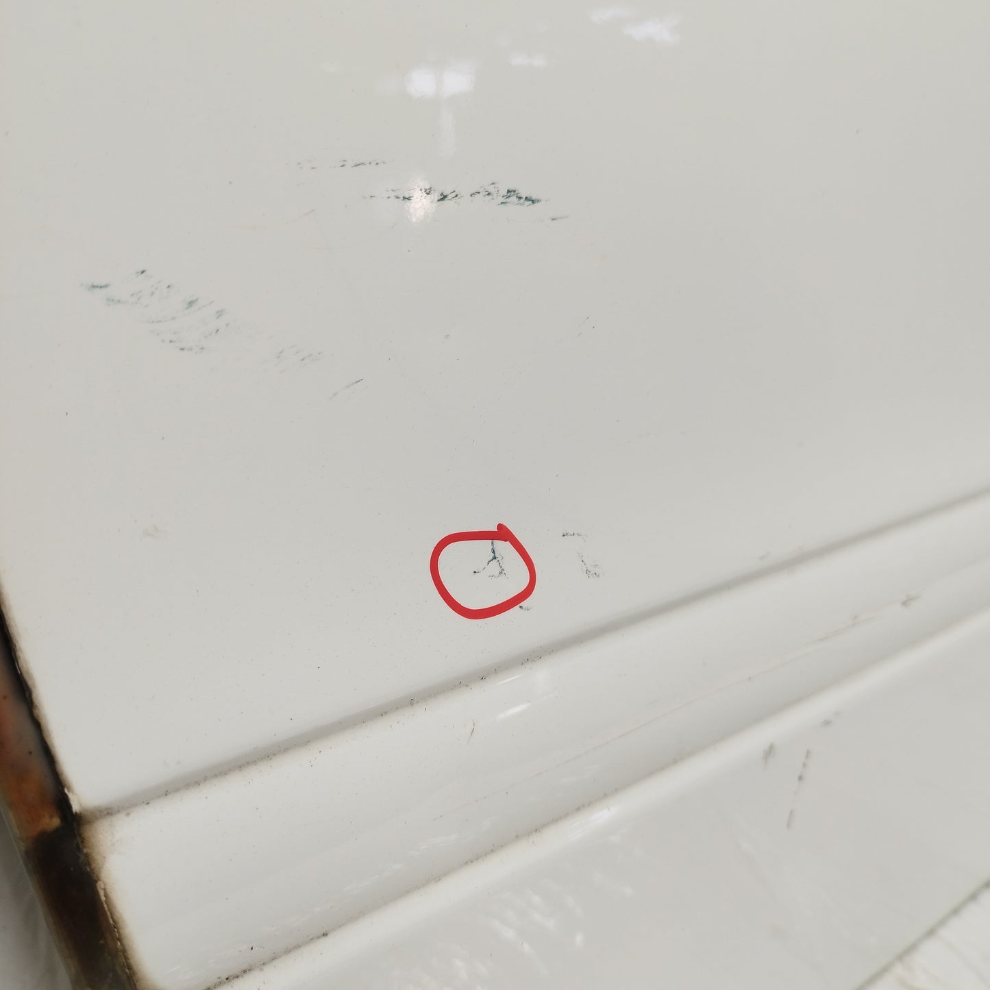 Weiße rechte Vordertür Fiat 600 2003 ecoAC12624