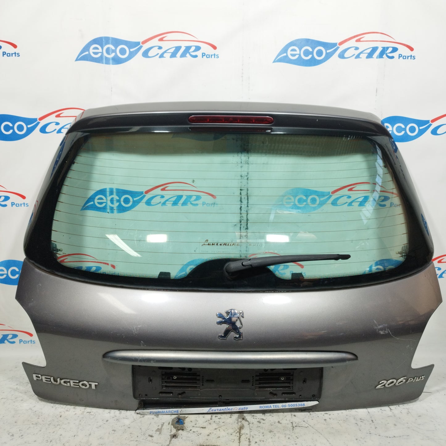 Dunkelgraue Heckklappe Peugeot 206 Plus 2009 ecoAC9580