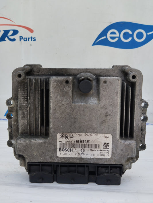 Centralina motore Ford Focus 1.6 TDCi 109cv 16v 2007 cod: 0281011263 ecoAG5274