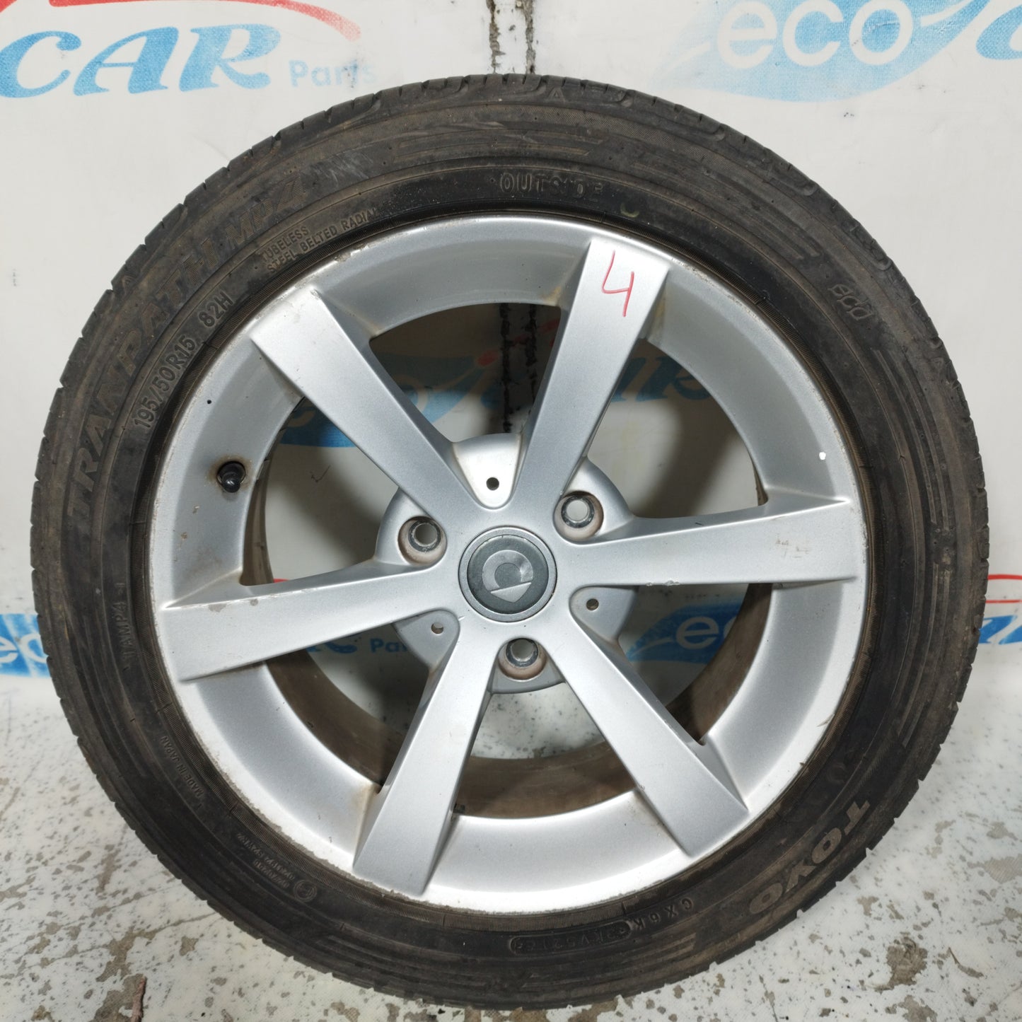 Rims with tires Smart Fortwo 451 2010 ecoAC10793