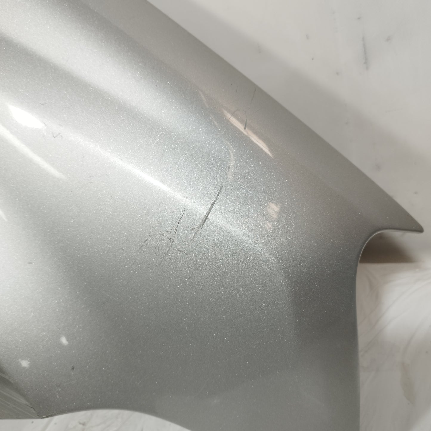 Rechter, silbergrauer Kotflügel für Fiat Panda 2008 ecoAC733