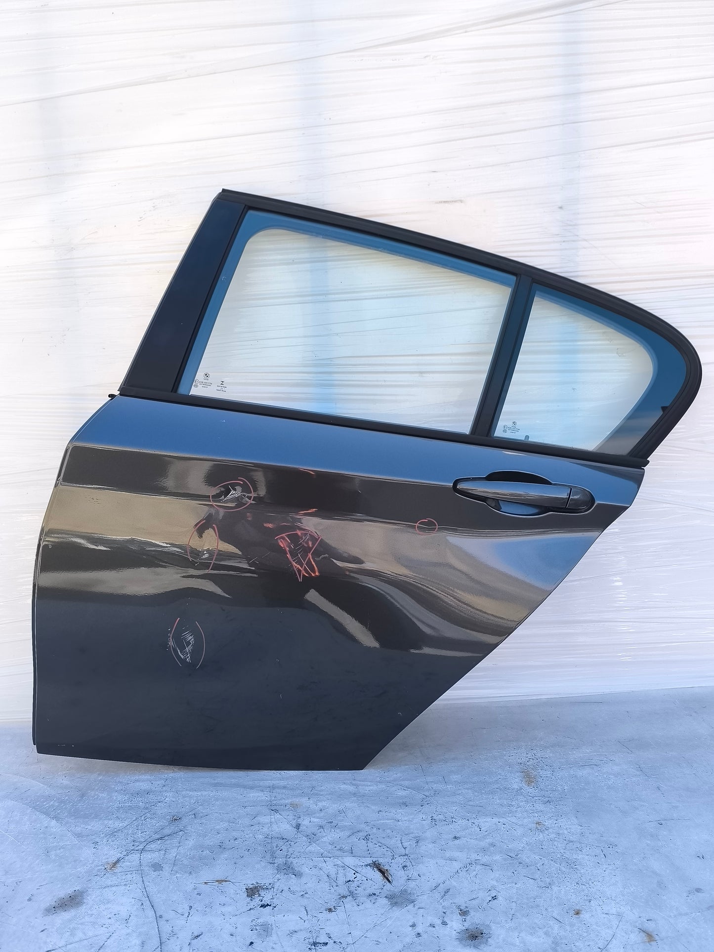 Sportello posteriore sx grigio canna di fucile Bmw Serie 1 (F20) anno 2014 ecoAG8065