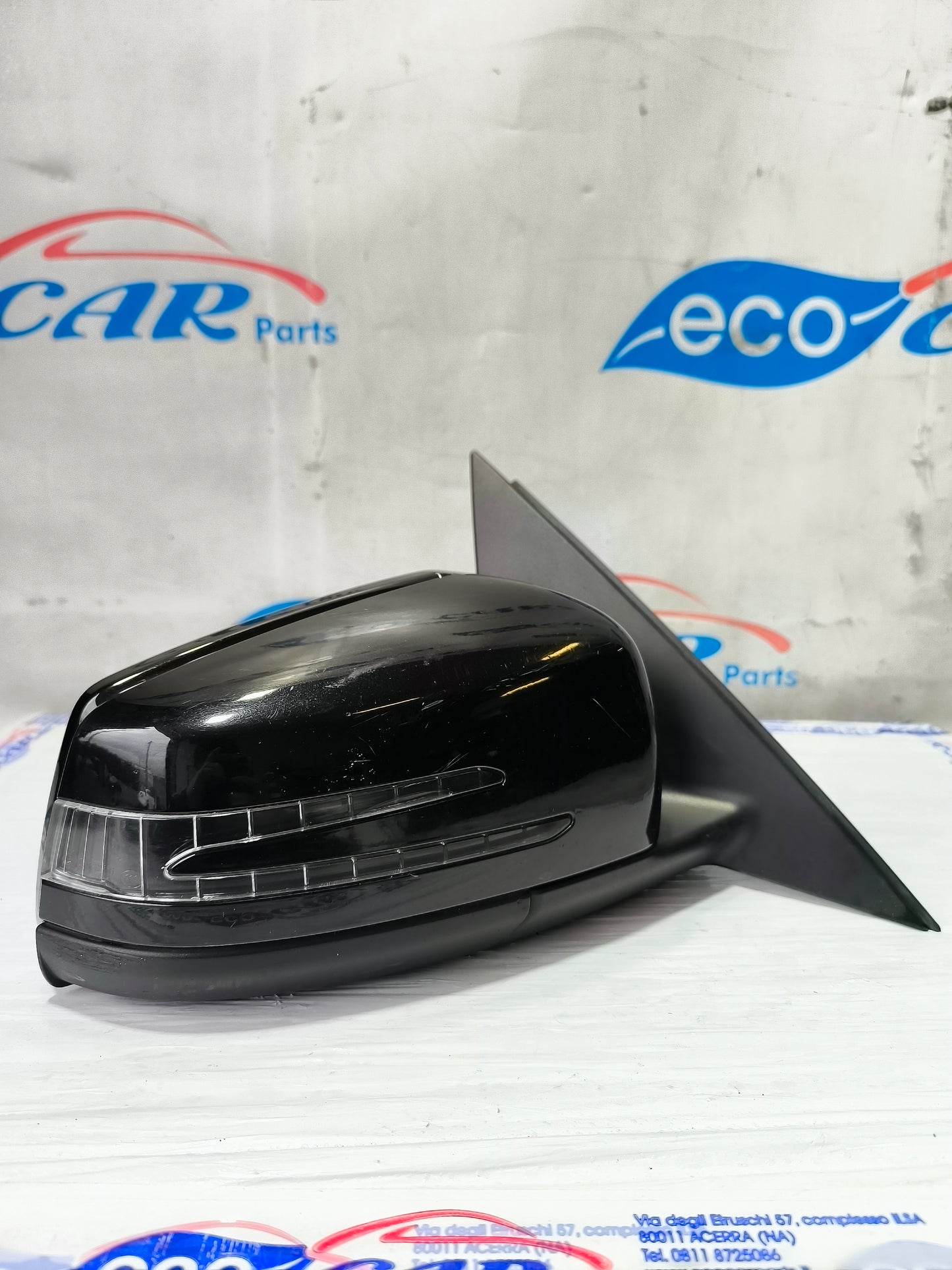 Elektrischer rechter Außenspiegel schwarz Mercedes C-Klasse W204 9-adrig ecoAG6157