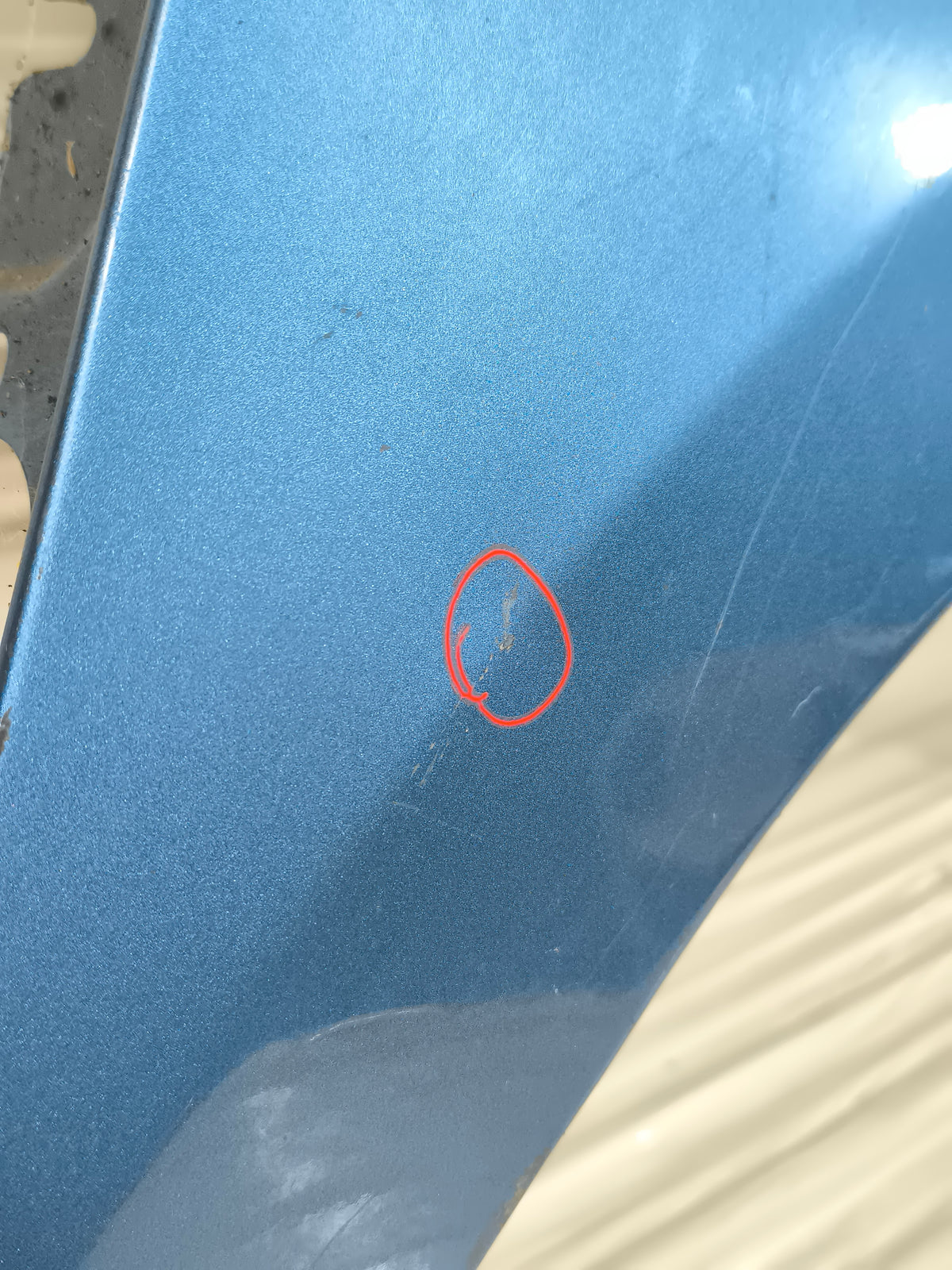 Parafango dx blu Volkswagen Polo (6R / 6C) anno 2009-2017 cod: 6R0821106H ecoAG9809