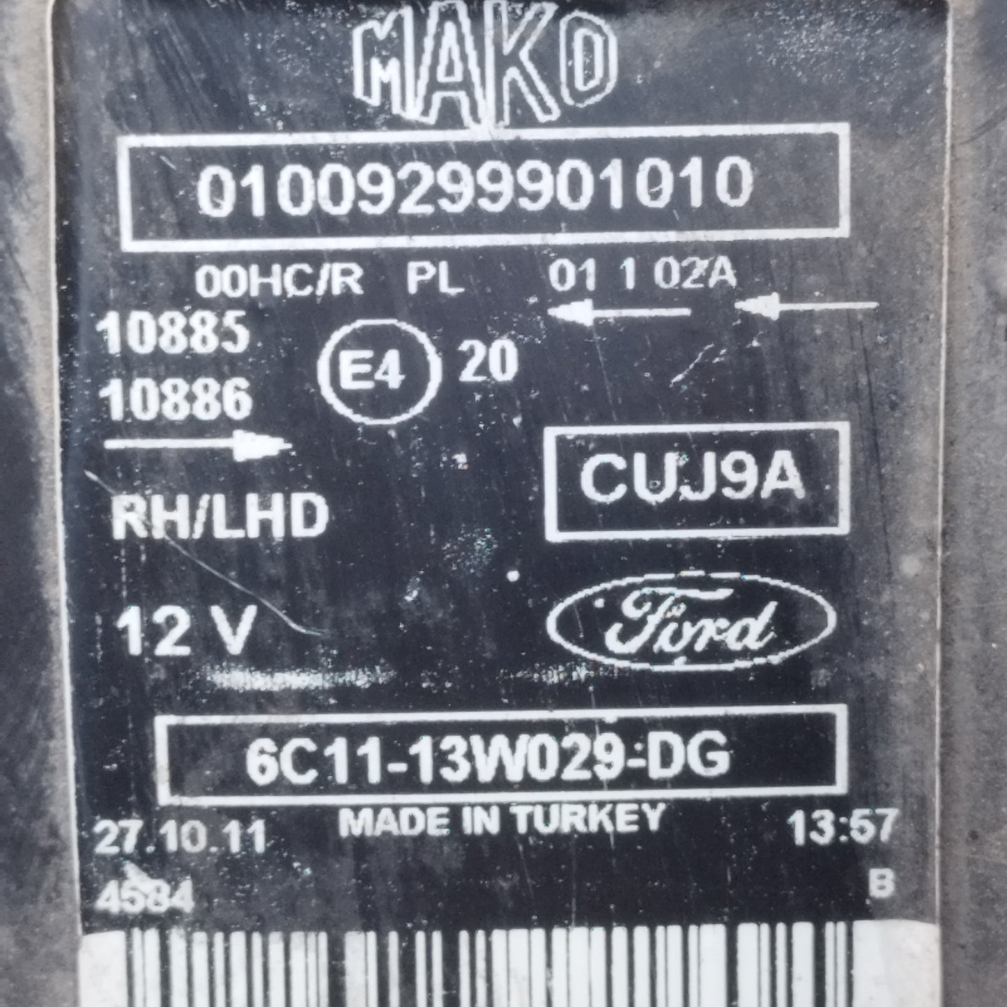 Fanale anteriore dx Ford Transit 2007 cod: 6C11-13W029-DG ecoDM035