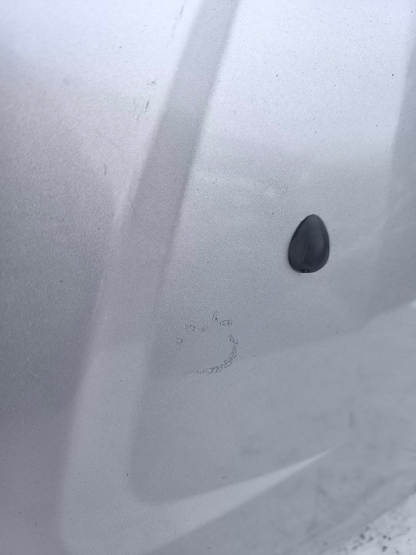 Cofano Dacia Sandero anno 2010 grigio argento ecoAG8067