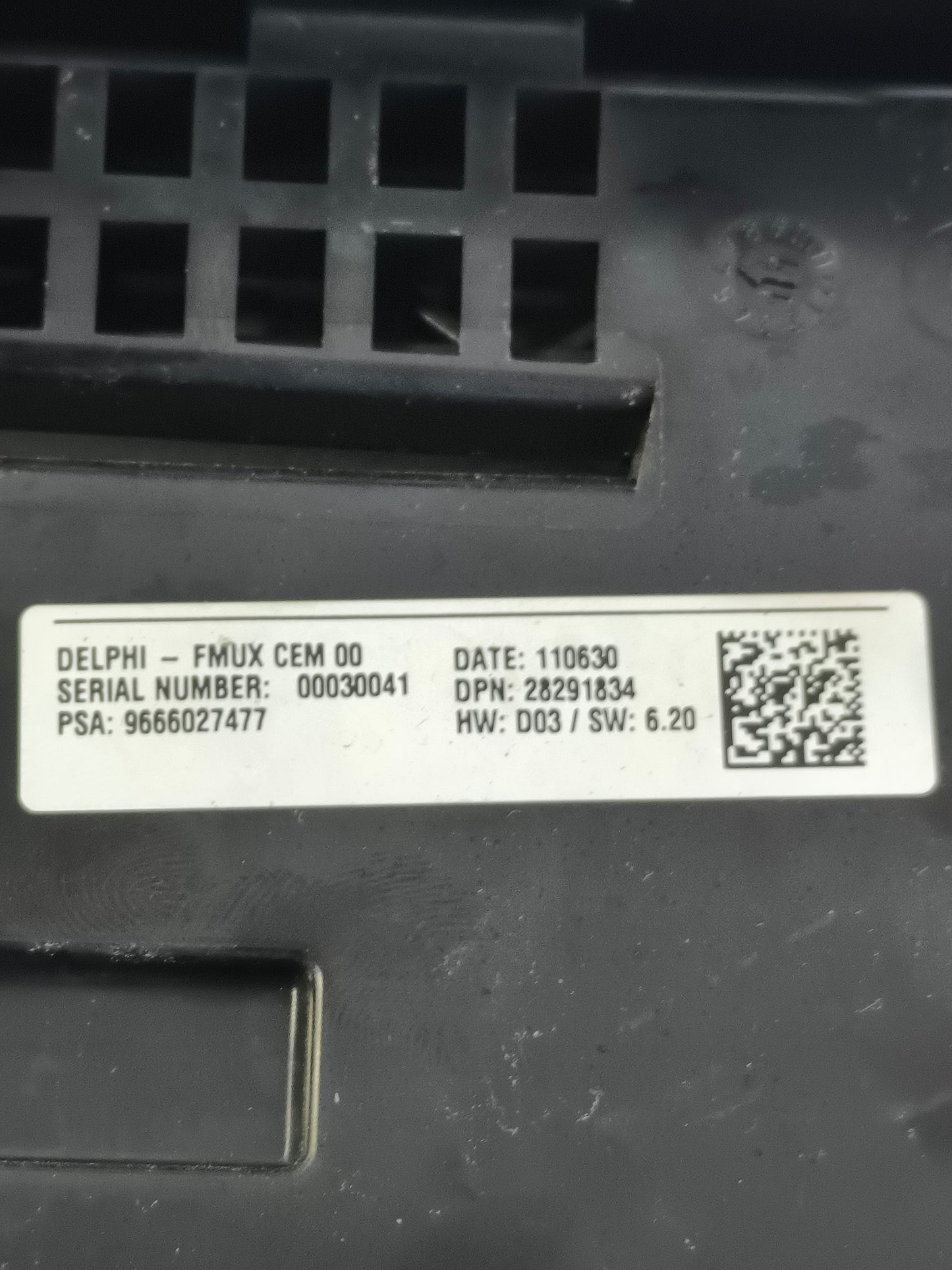 Pulsantiera centrale comandi clima e autoradio digitale Citroën C4 (B7) anno 2010-2018 cod. 9666027477 ecoAG8507