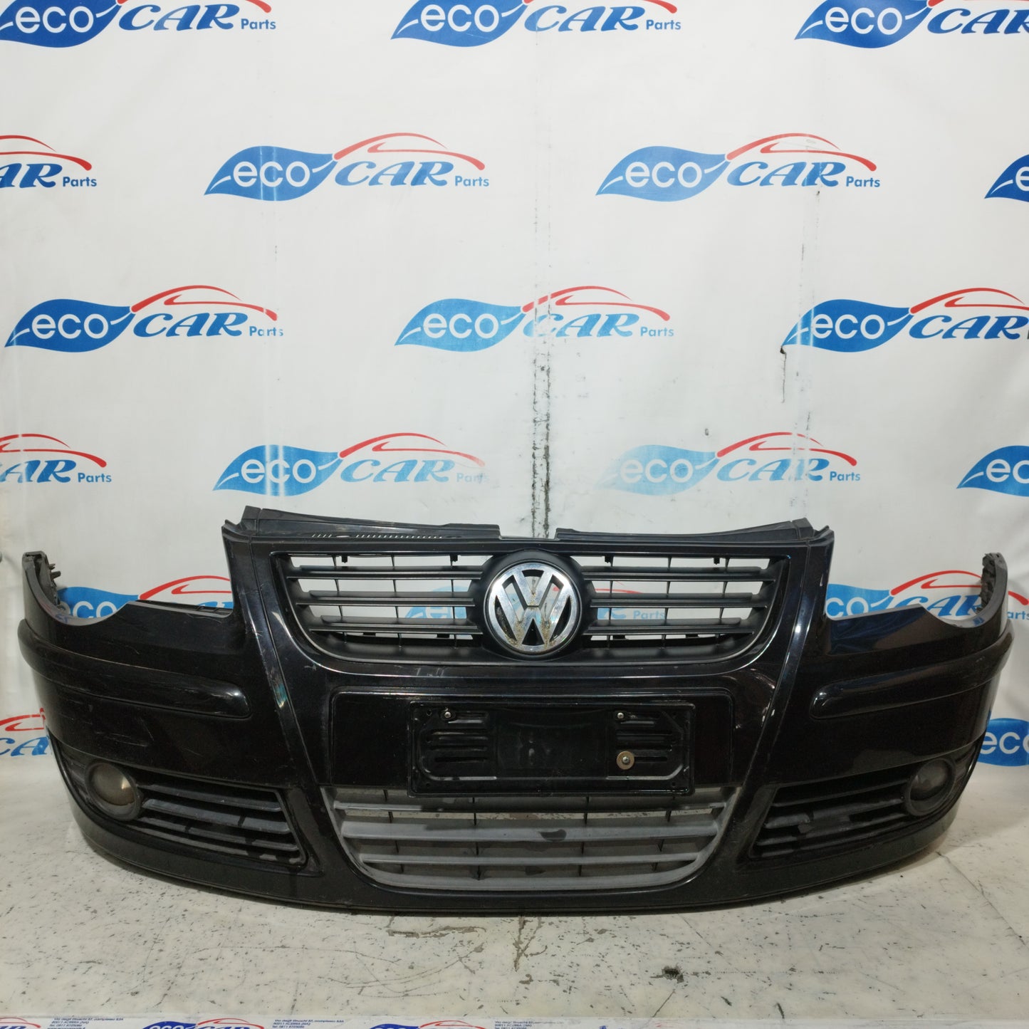 Black Front Bumper Volkswagen Polo 2008 ecoAC10134