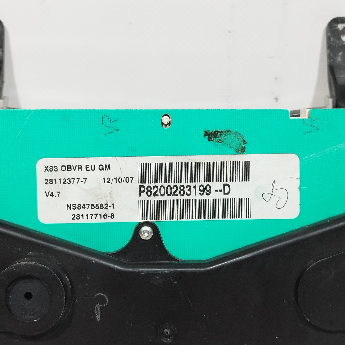 Kombiinstrument Opel Vivaro 2.0 D 2007 Code: P8200283199--D ecoAC12314