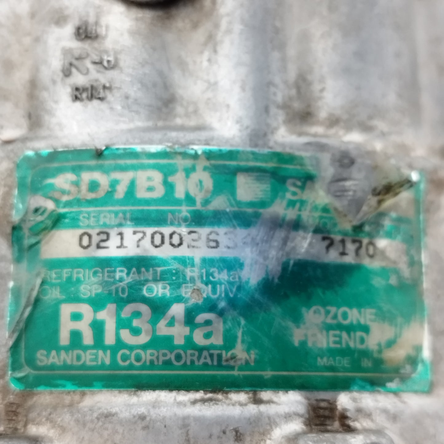 Compressore a /c Fiat 600 (187) 1.1 B 1998-2010 cod: SD7B10 ecoAC16233