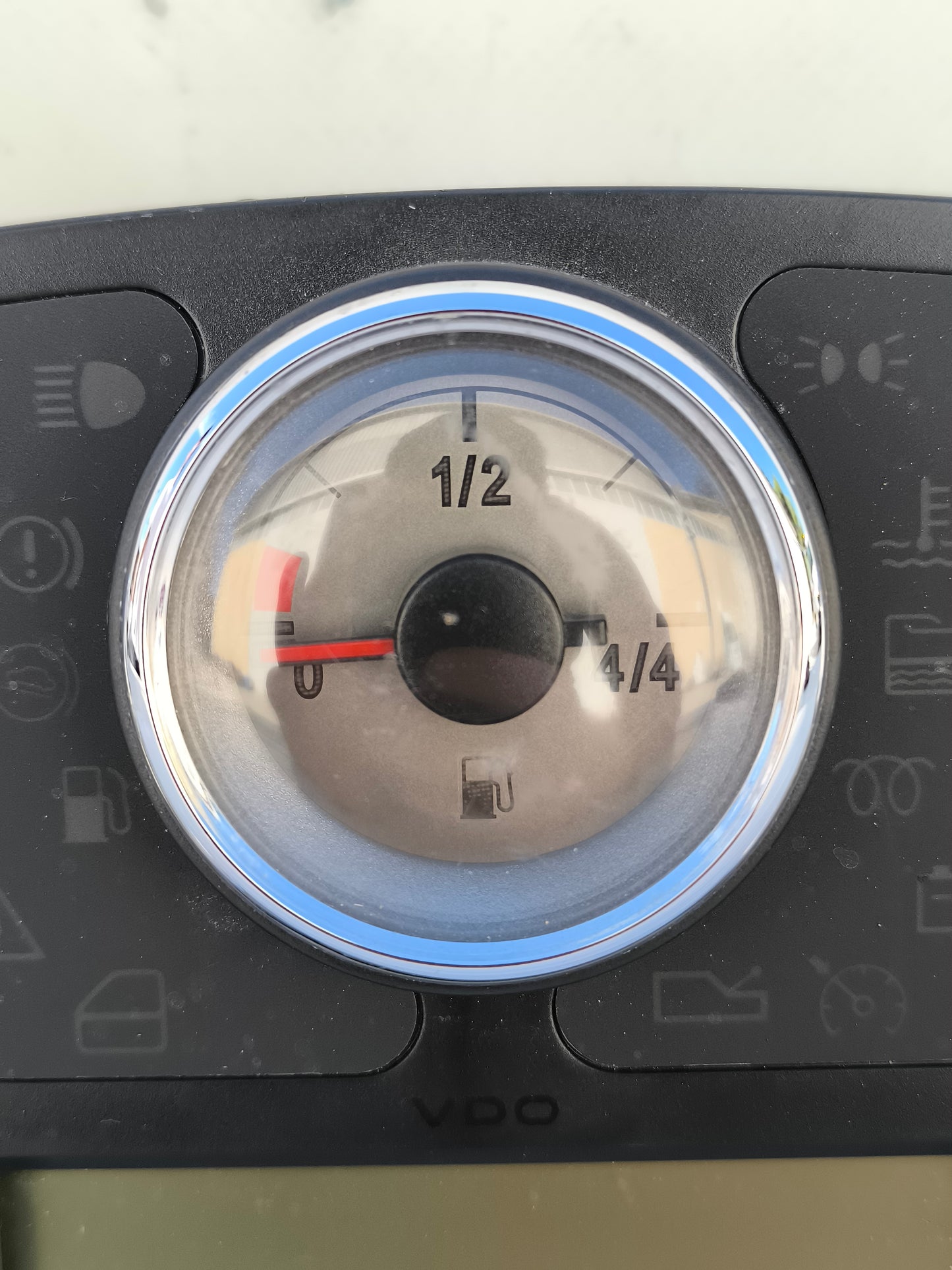 Instrumententafel für Lancia Ypsilon, Baujahr 2008, Teilenummer 51786250, graues Modell mit einem Zeiger, ecoAG7546