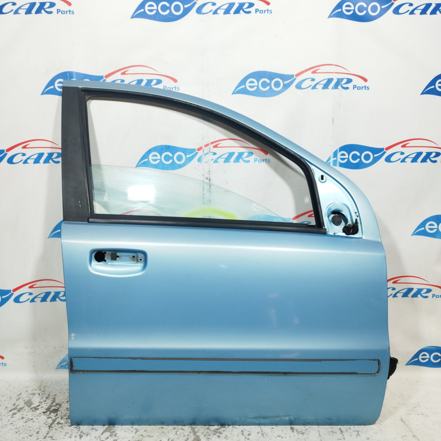 Vordere rechte Tür, blau, Fiat Panda 2005 ecoAC9842
