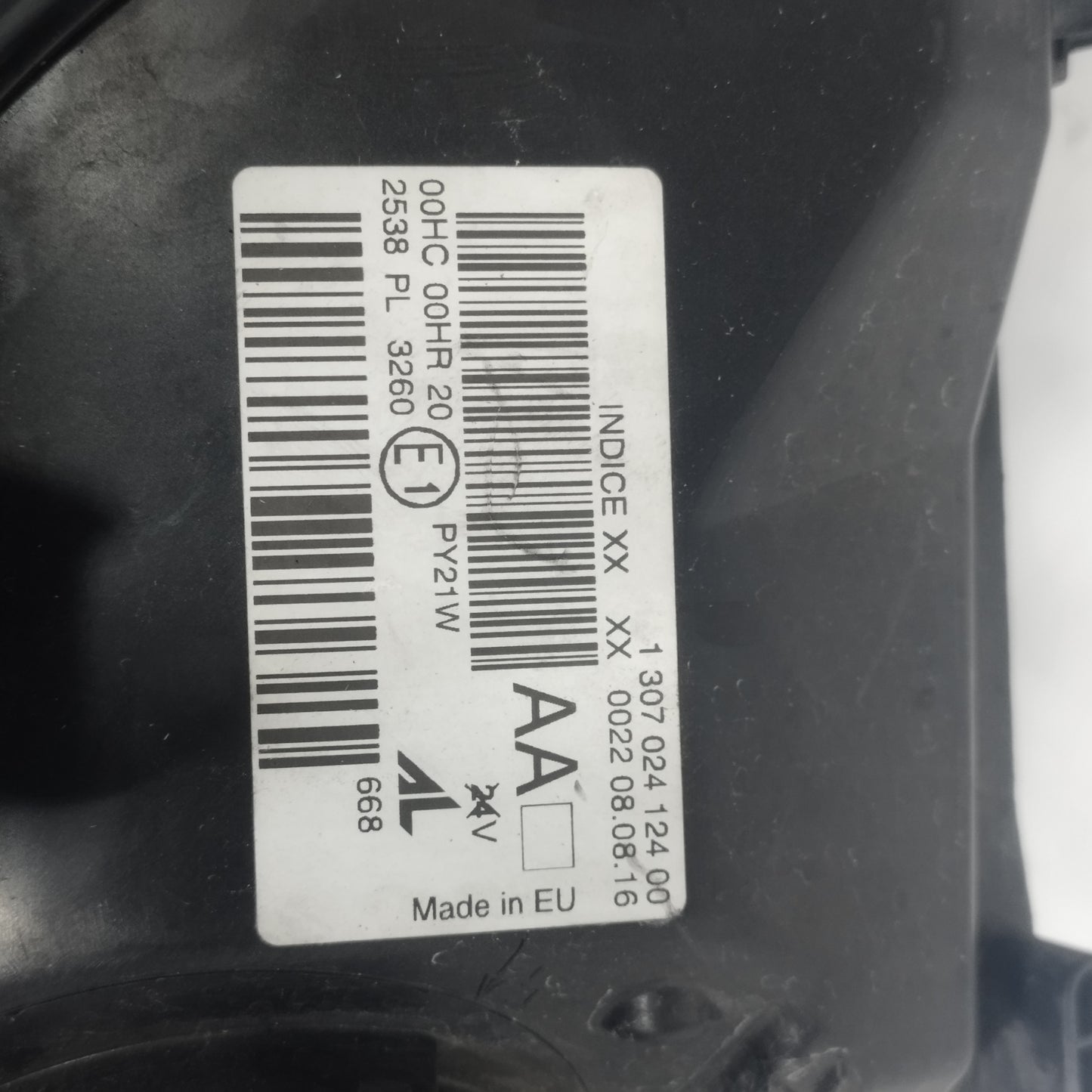 Fanale anteriore sx Renault Megane 2011 Cod: 1307024124 ecoAC13915