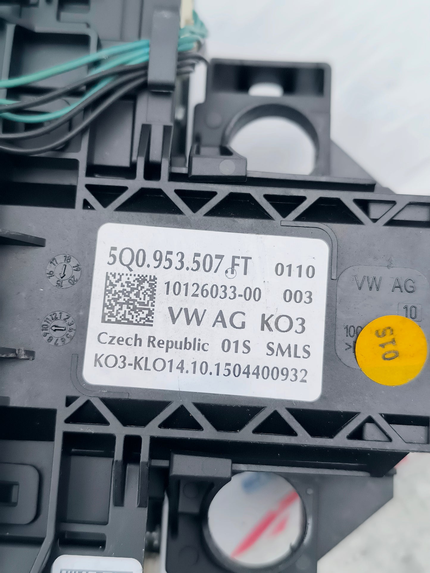 Volkswagen Golf 7 light switch Code: 5q0953507FT ecoAG6197
