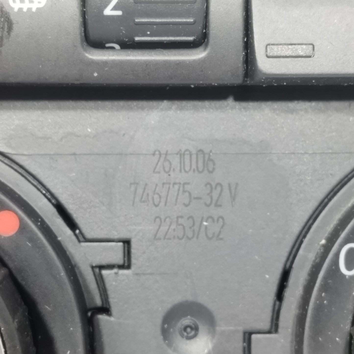 Pulsantiera A/C Volkswagen Passat 2006 Cod: 746775-32V ecoAC12152