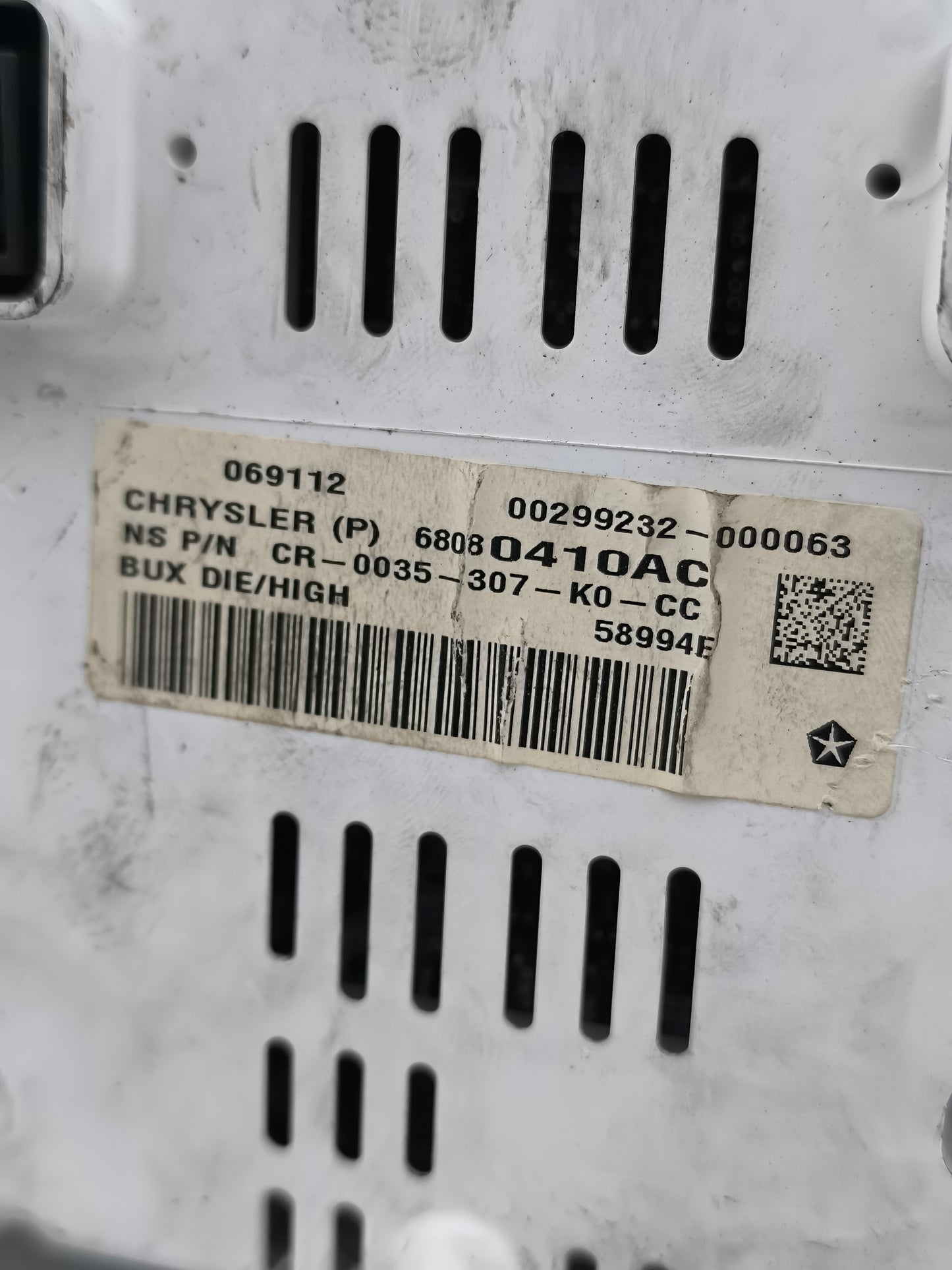 Quadro strumenti Jeep Compass 2.2 anno 2011 cod. 68080410AC ecoAG7572