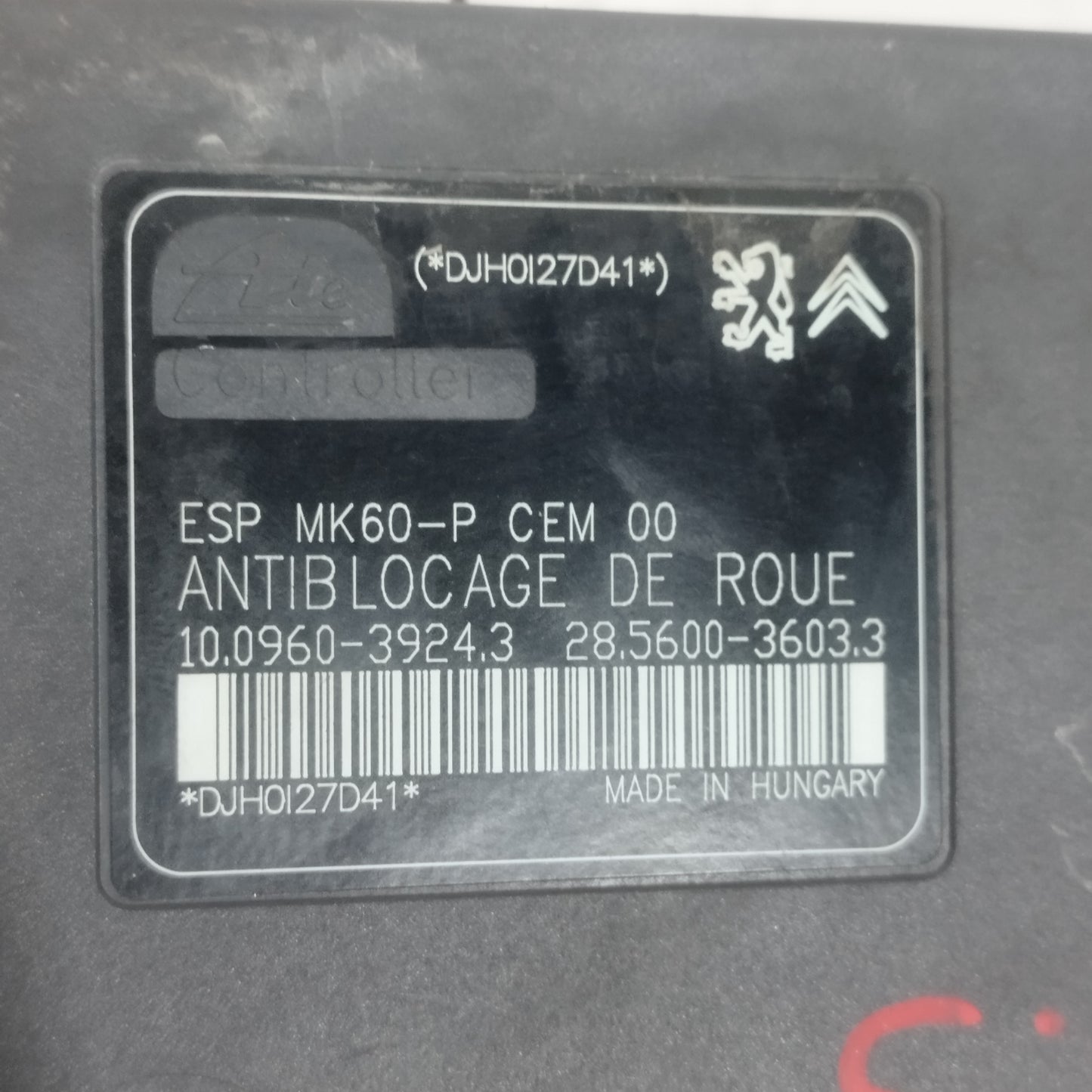 ABS Citroen DS3 1.4 HDI 2009-2016 cod: 10.960-3924.3 ecoAC16506
