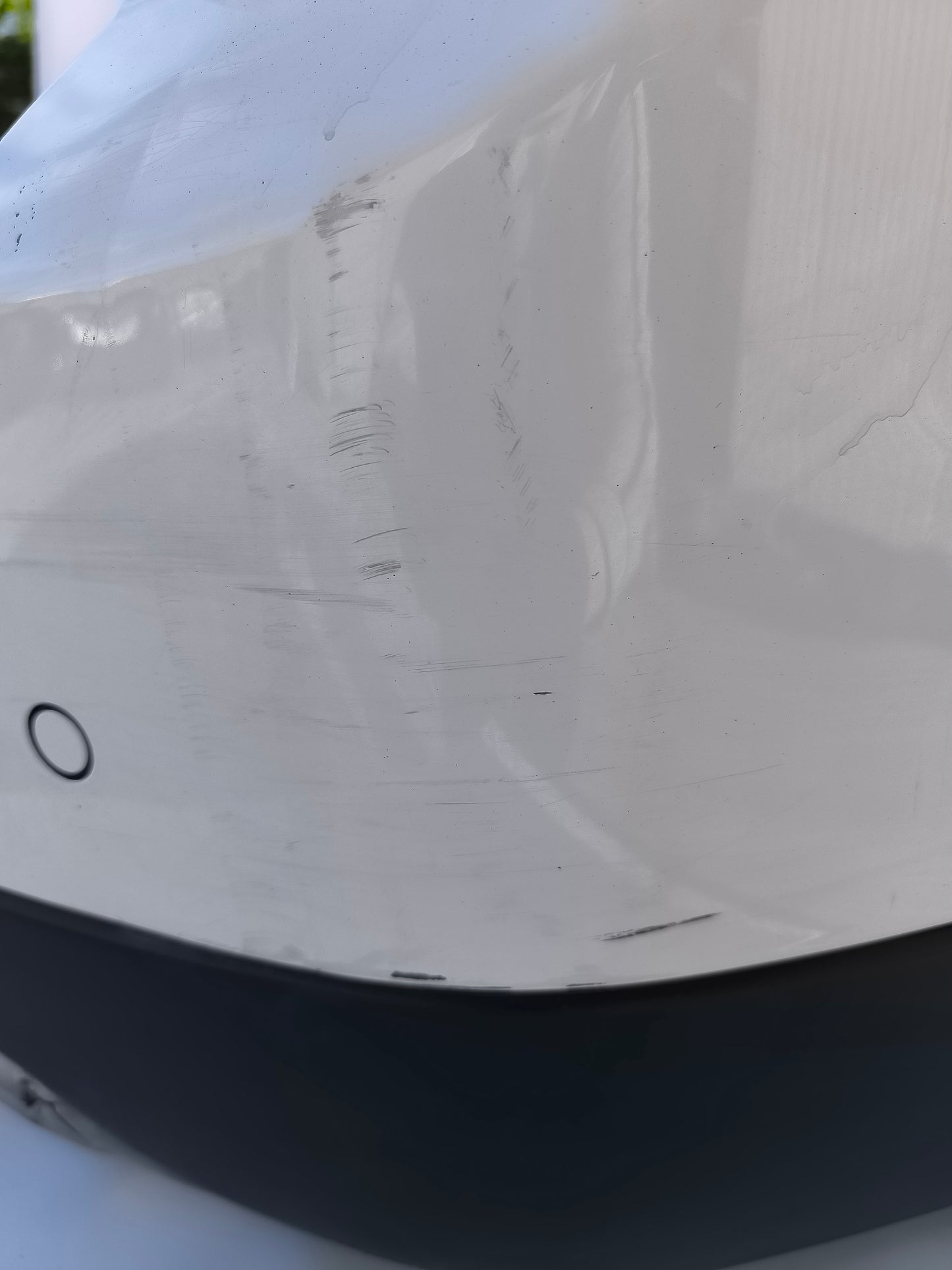 White Rear Bumper Chevrolet Orlando Year 2015 ecoAG6471