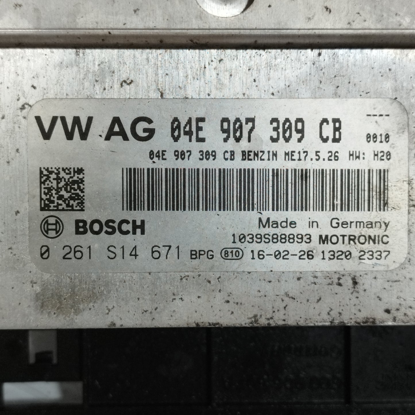 Zündanlage Volkswagen Polo 1.0 B 2016 Teilenummer: 04E907309CB ecoAC12295