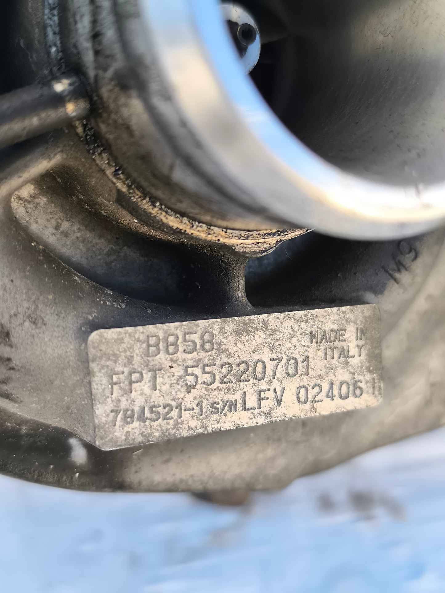 Turbina Fiat Bravo / Lancia Delta / Alfa Mito 1.6 mtj 120cv 2012 cod. 55220701 ecoAG7608