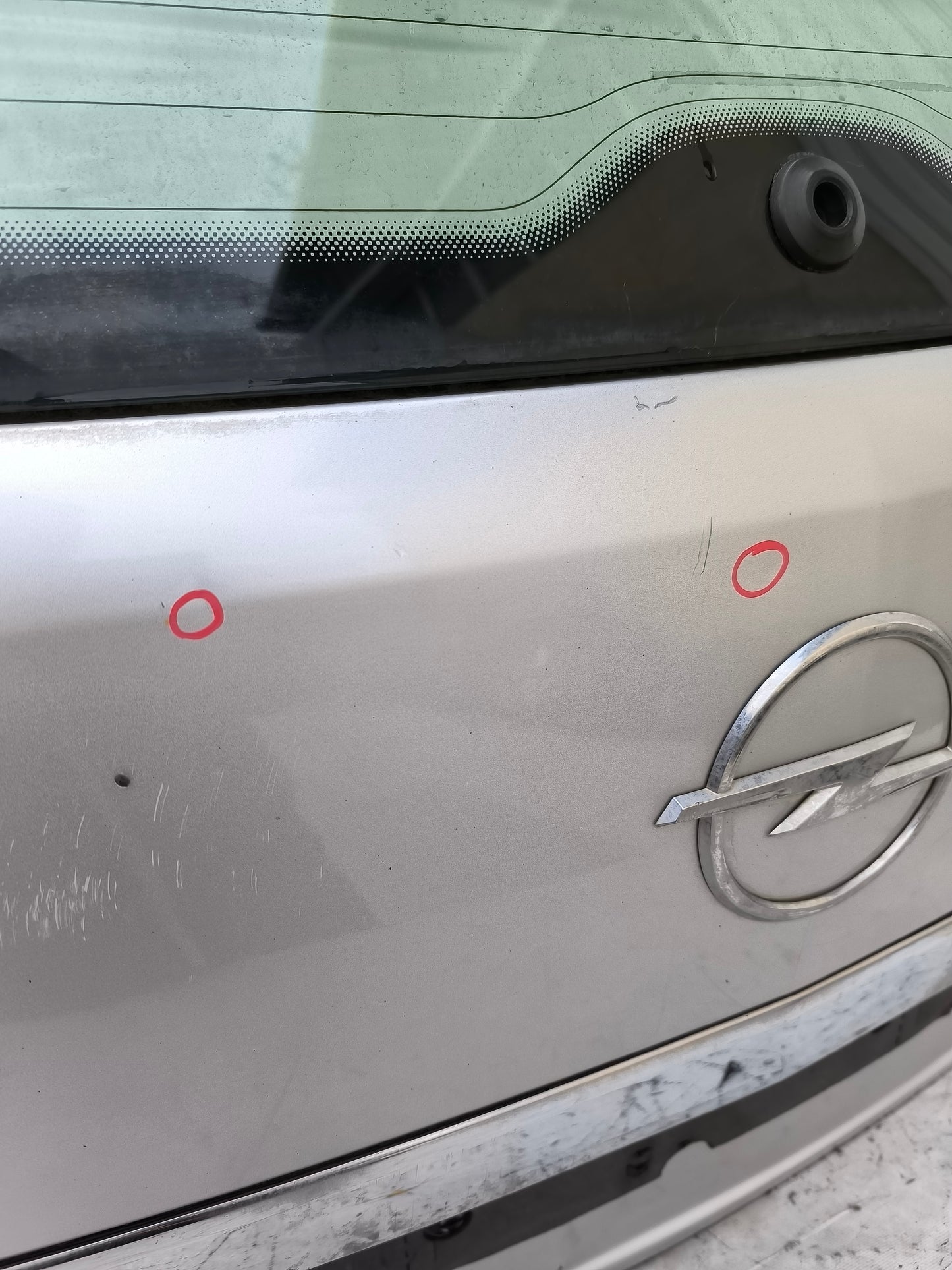 Portellone  grigio argento Opel Astra H SW 2004-2010 ecoAG8029