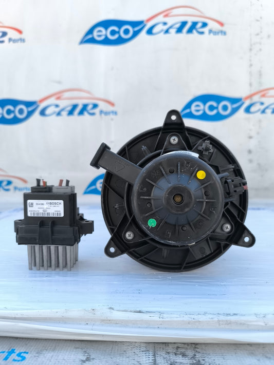 Heizungsgebläse für den Fahrgastraum komplett mit Vorwiderstand Opel Meriva B Teilenummer: 5242673401 ecoAG5907