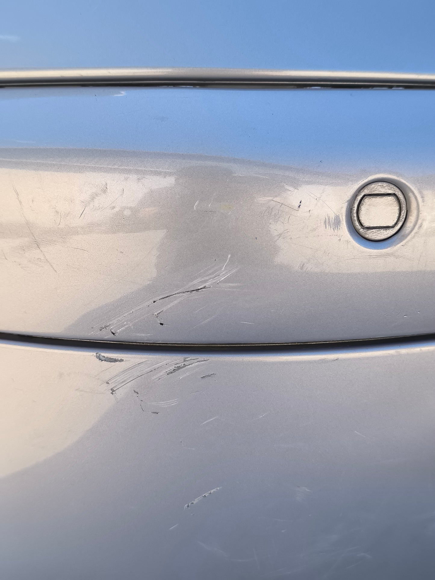 Paraurti posteriore grigio Citroën C3 anno 2006 ecoAG8372