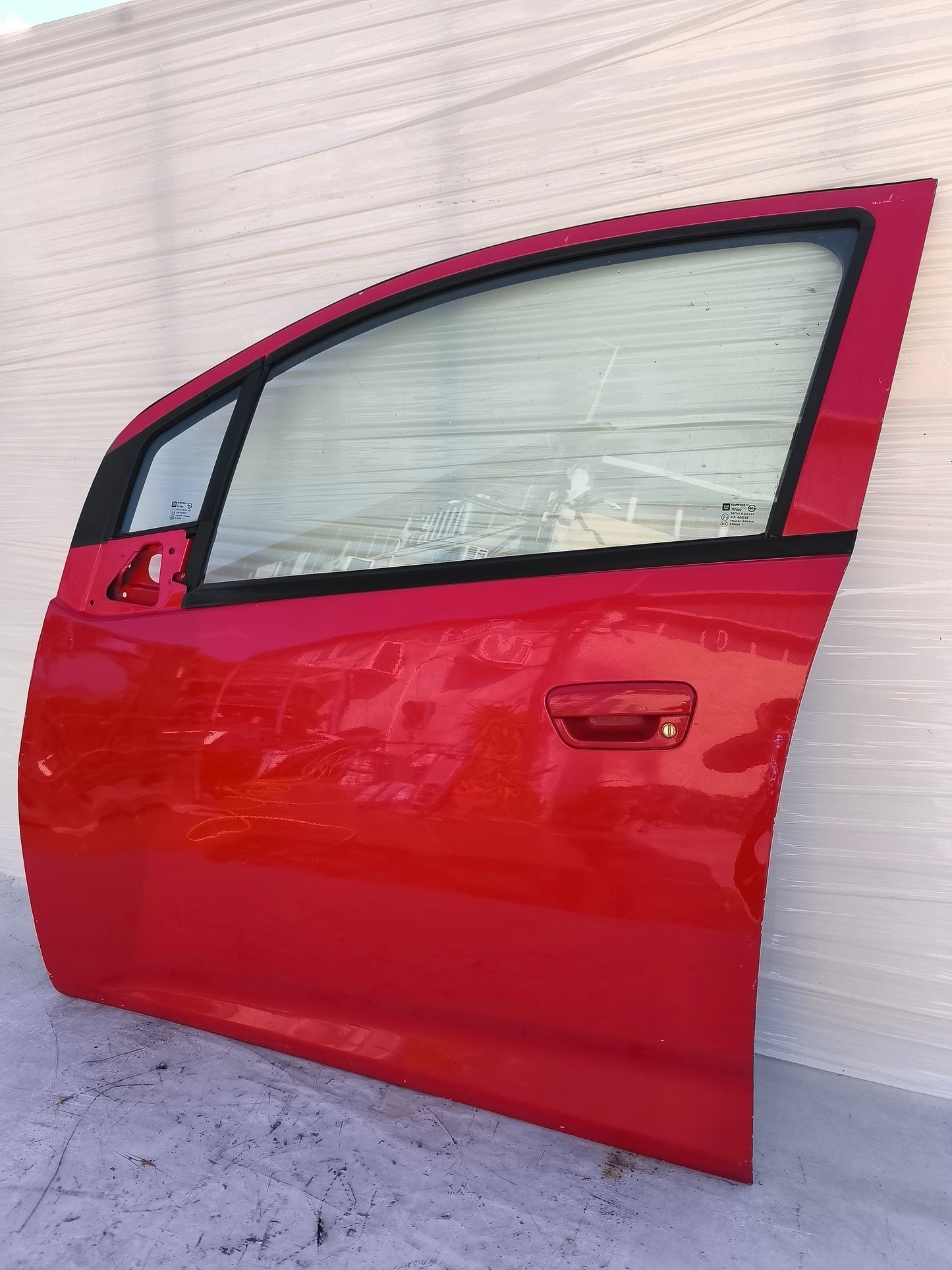 Sportello anteriore sx rosso Chevrolet Spark (m300) anno 2009-2015 ecoAG7951