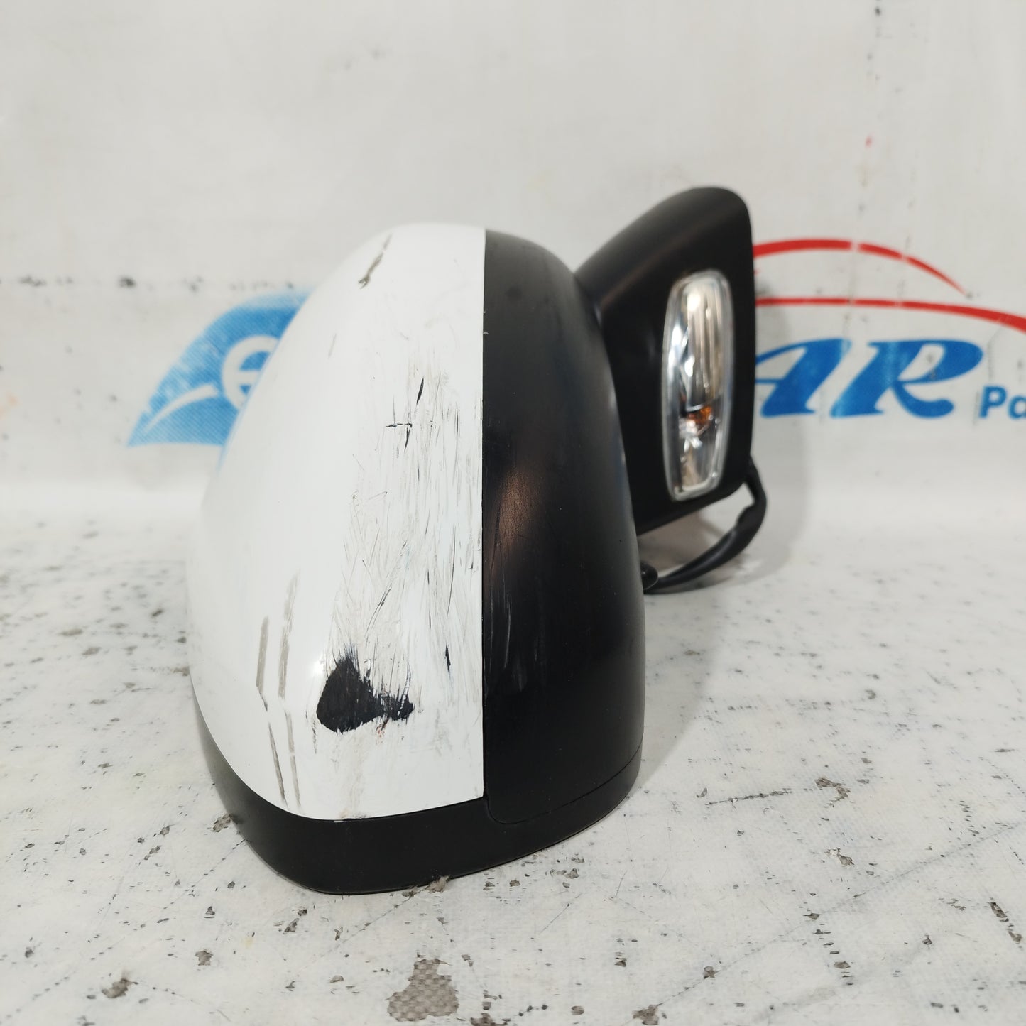 Electric mirror front right white Citroen C3 2013 7 wires 2 pins ecoAC9555