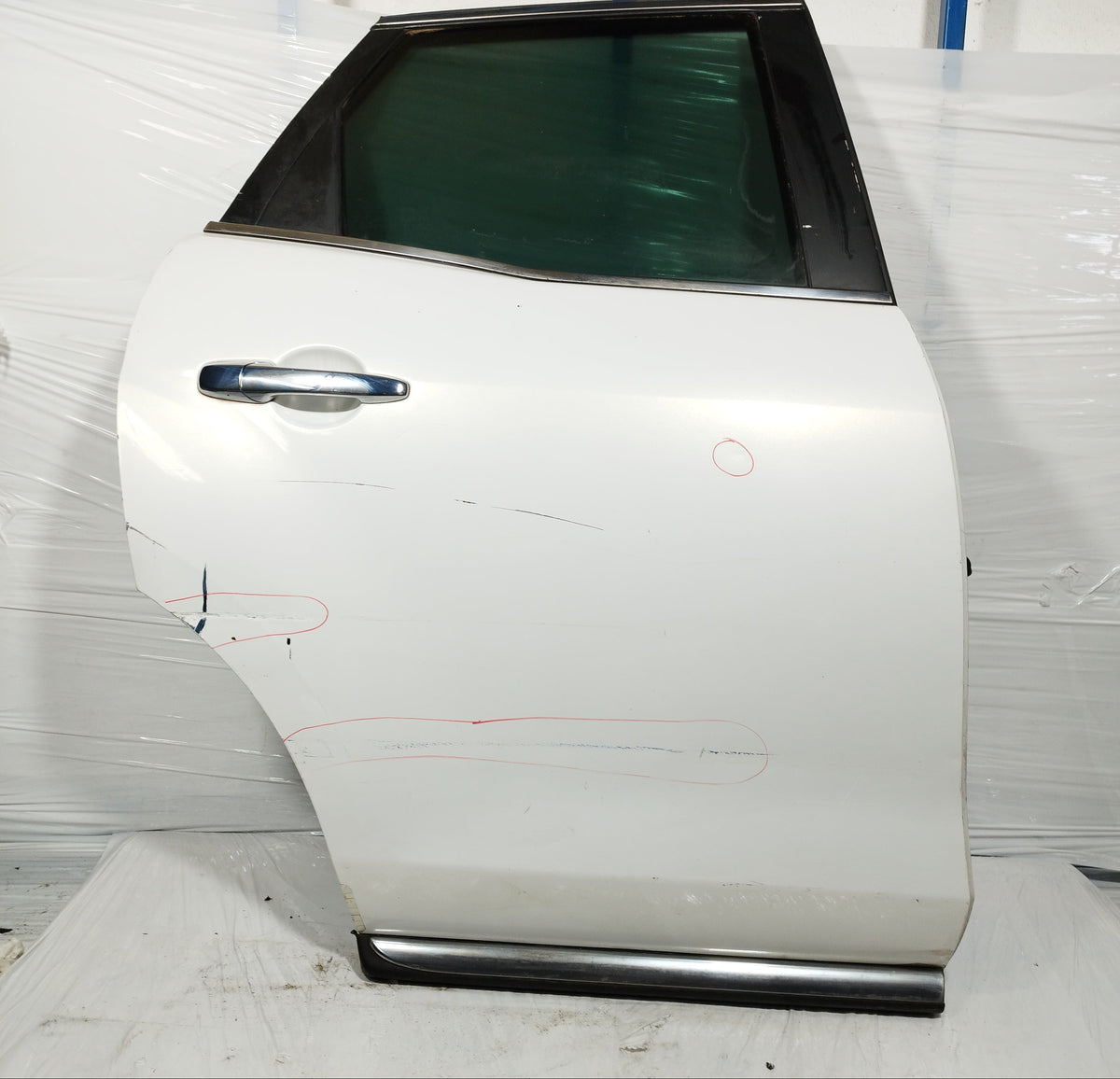 Sportello posteriore dx bianco Mazda CX-7 (EC) 2007-2012 ecoAC17183