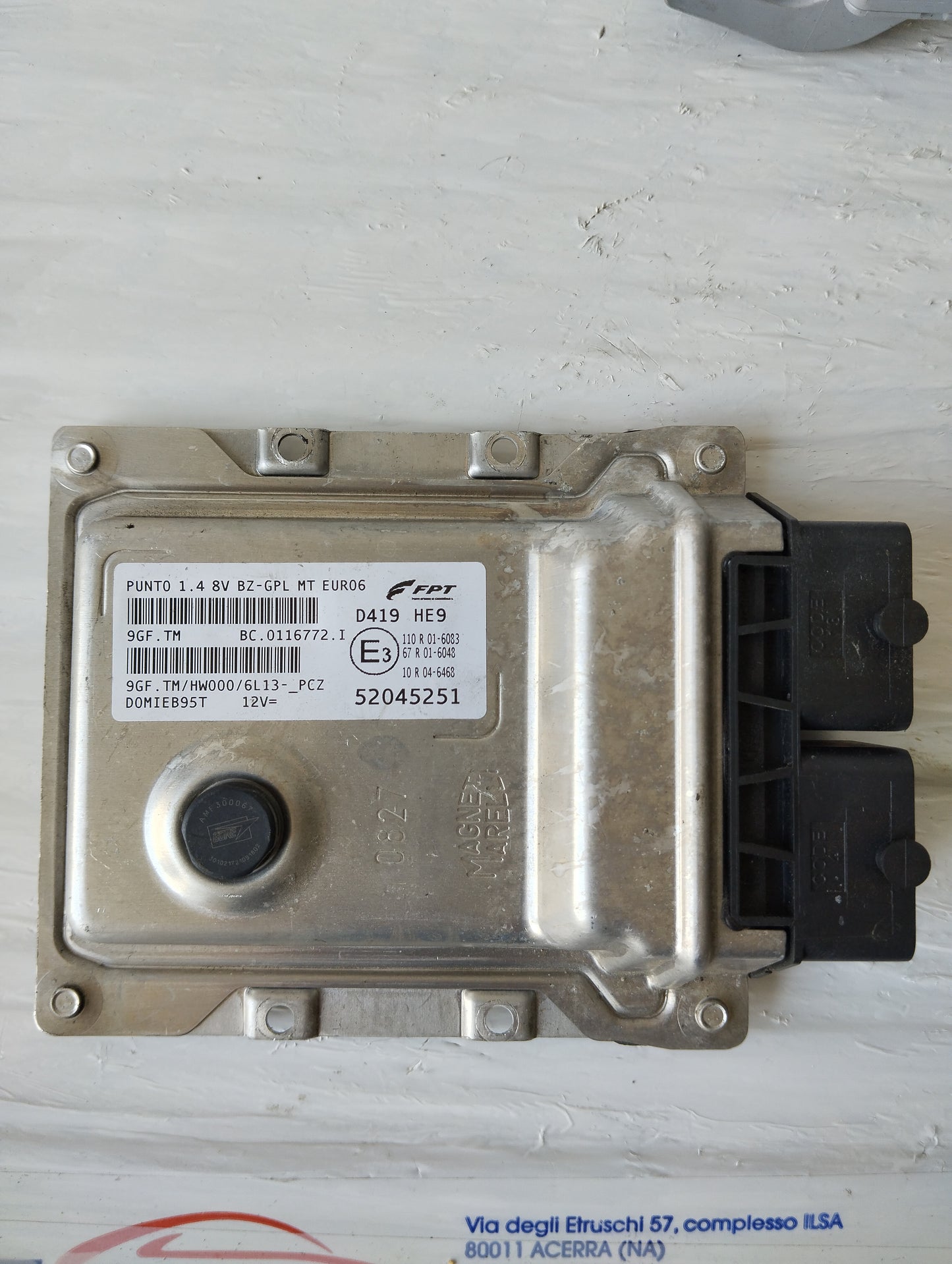 Zündanlage Fiat Punto 1.4 B 2017, Teilenummer: 52045251 ecoAG5459