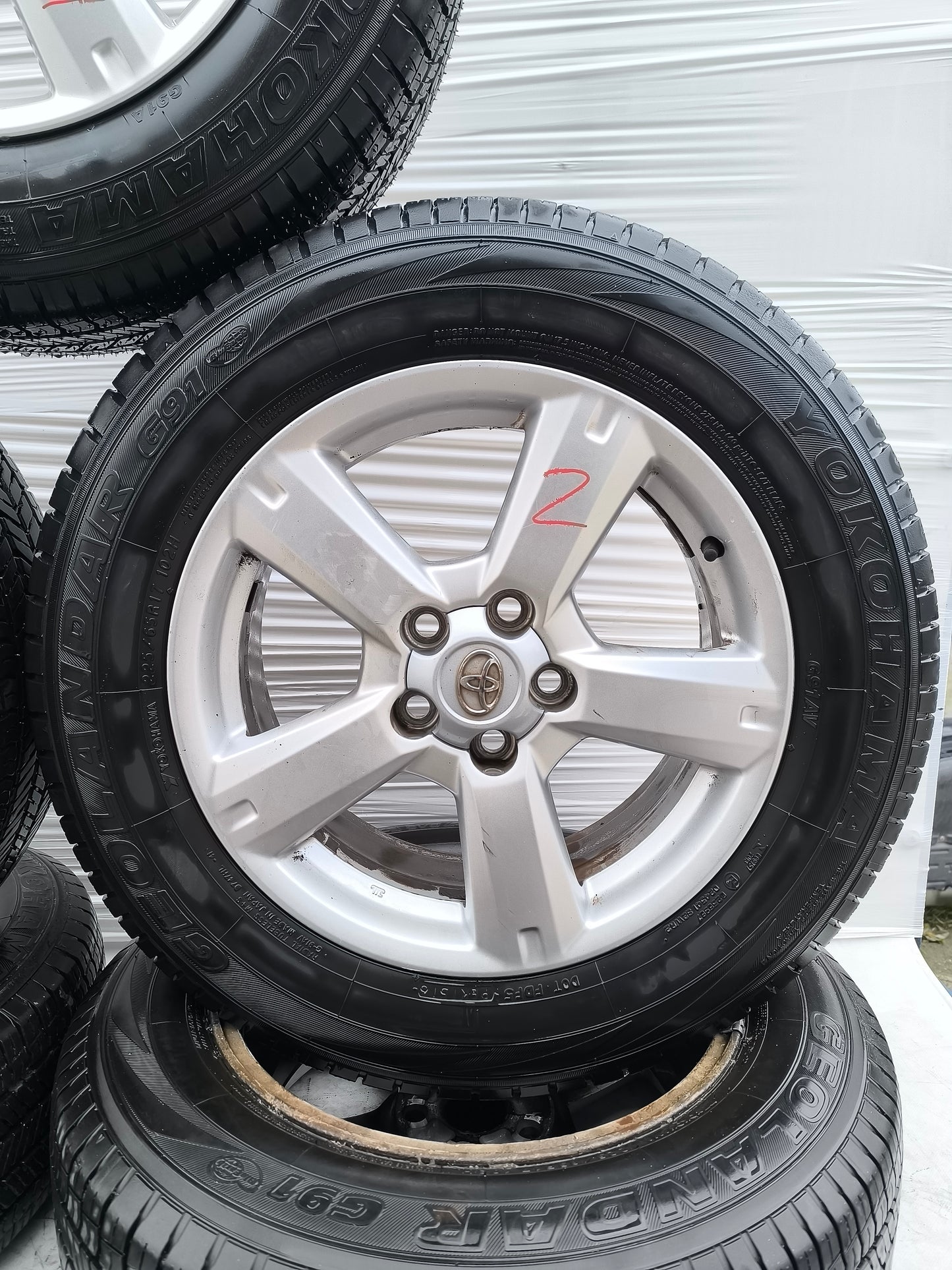 Cerchi e gomme + scorta Toyota RAV4 anno 2006 ecoAG7915