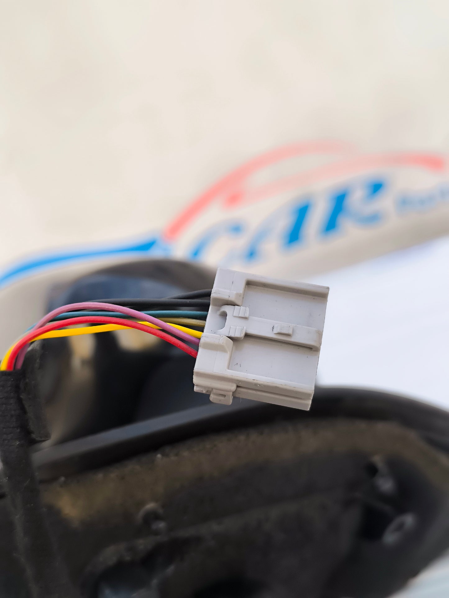 Electric mirror right black Nissan Qashqai 2008 7 wires ecoAG6129